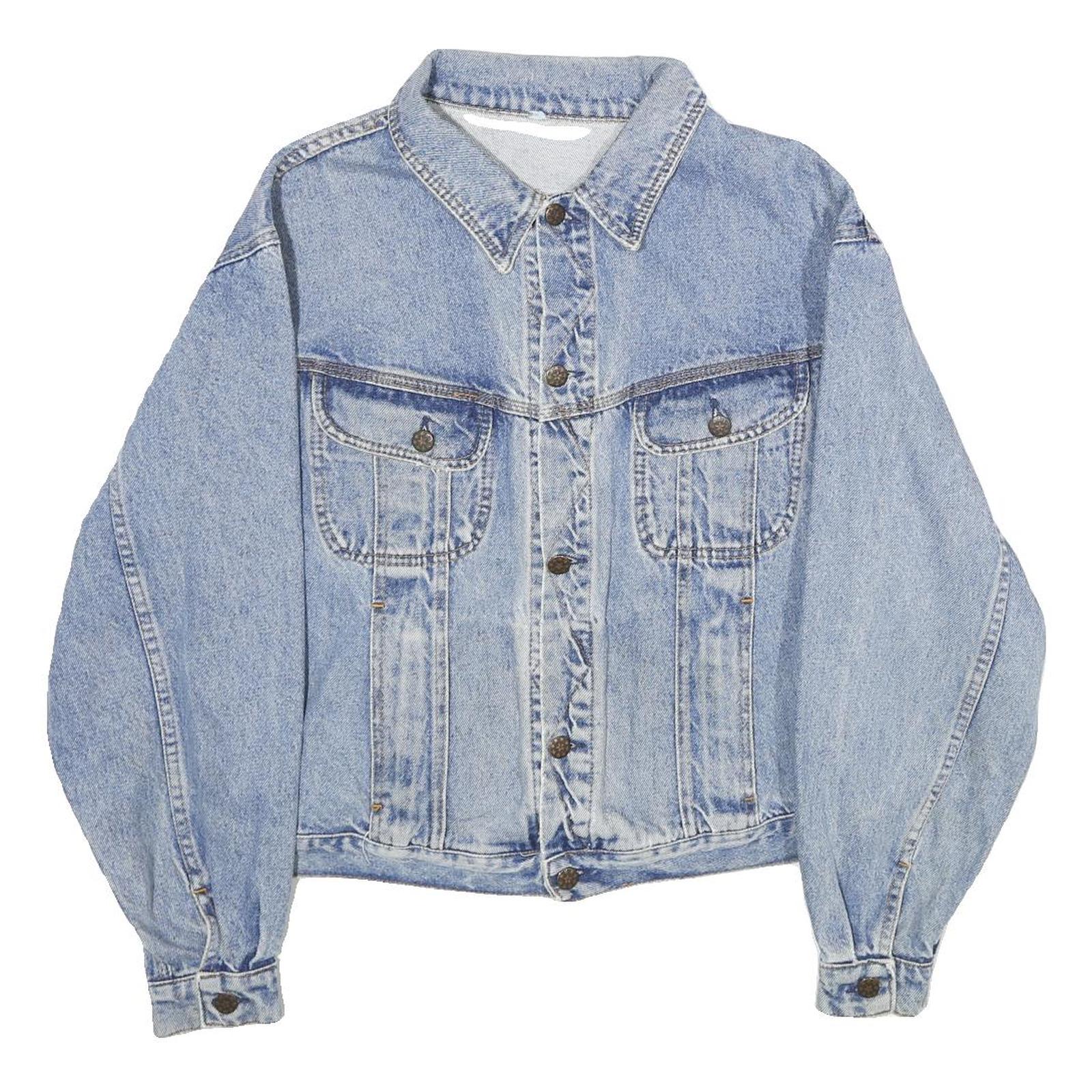 Buy Womens Blue Denim Cotton Jacket XL Button Plain Classic Casual Retro Refurbished - $45.49 Womens Blue Denim Cotton Jacket XL Button Plain Classic Casual Retro Refurbished - N/A refurbished available on Cerqular