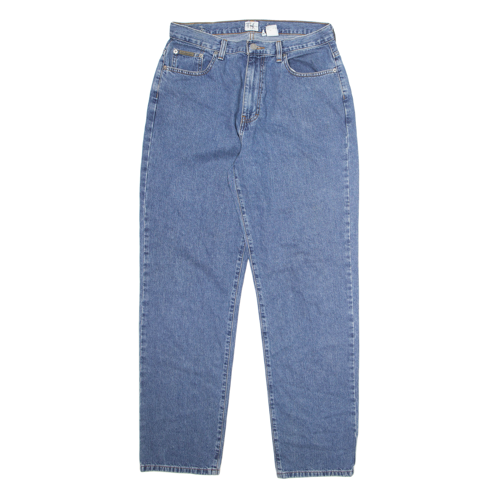 CALVIN KLEIN JEANS Womens Jeans Blue Regular Straight W30 L31 Refurbished - N/A refurbished available on Cerqular