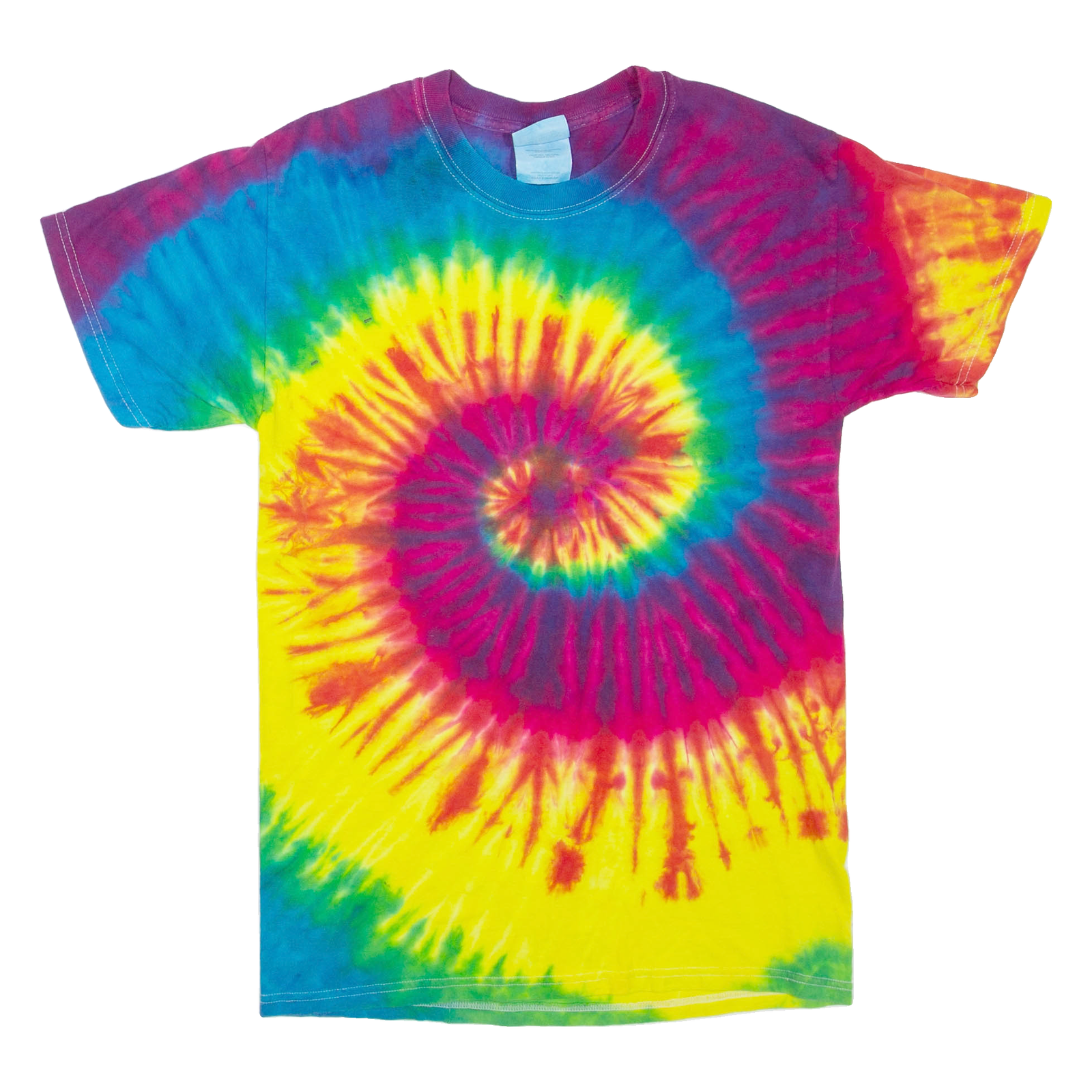 HANES Mens Tie Dye T-Shirt Red Crew Neck S Refurbished - N/A refurbished available on Cerqular