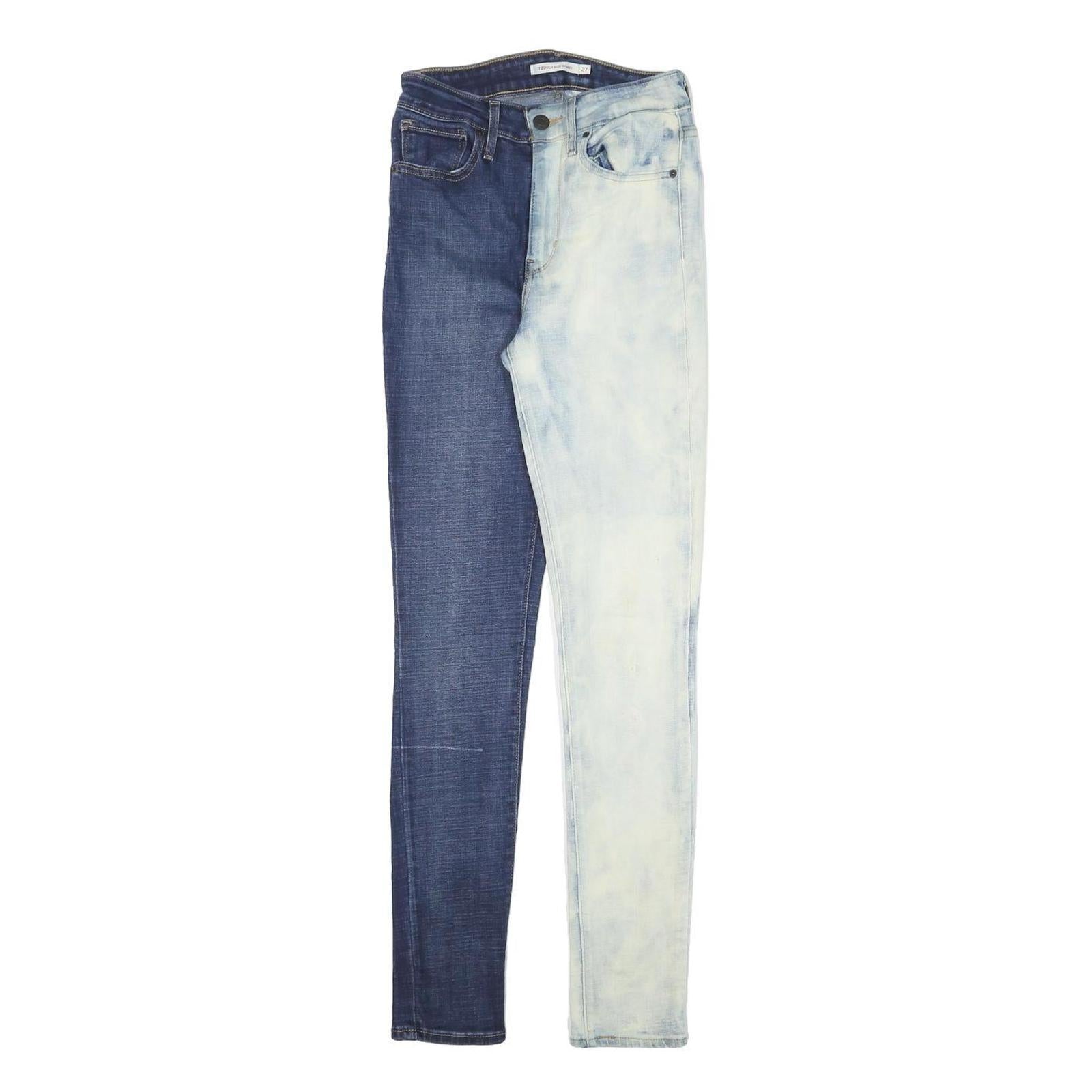 LEVI'S Womens Slim Fit Skinny Denim Jeans Blue & Cream Cotton Blend W22 L29 Refurbished - N/A refurbished available on Cerqular