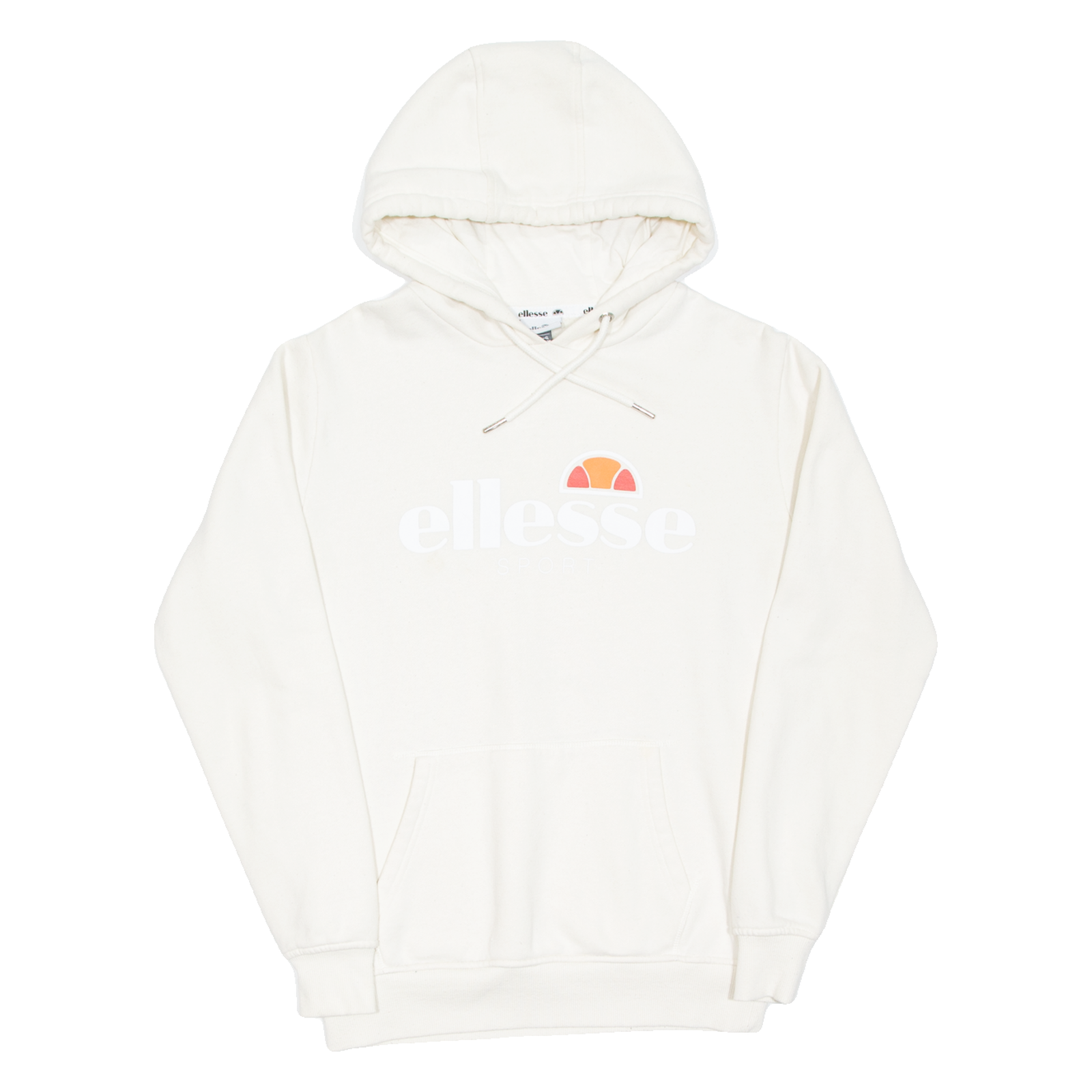ELLESSE Womens Beige Hoodie Pullover UK 10 Refurbished - N/A refurbished available on Cerqular