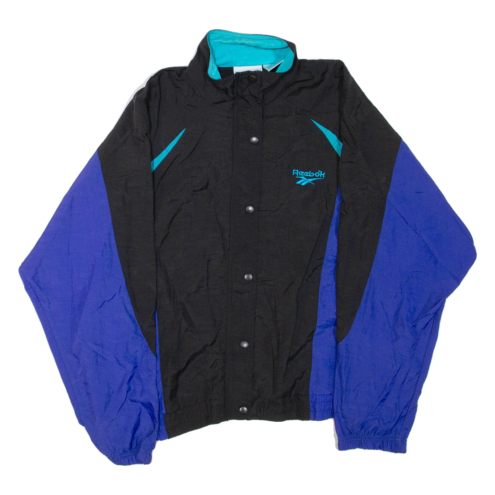 Buy REEBOK Mens Track Jacket Black Nylon Colourblock L Refurbished - $36.39 REEBOK Mens Track Jacket Black Nylon Colourblock L Refurbished - N/A refurbished available on Cerqular