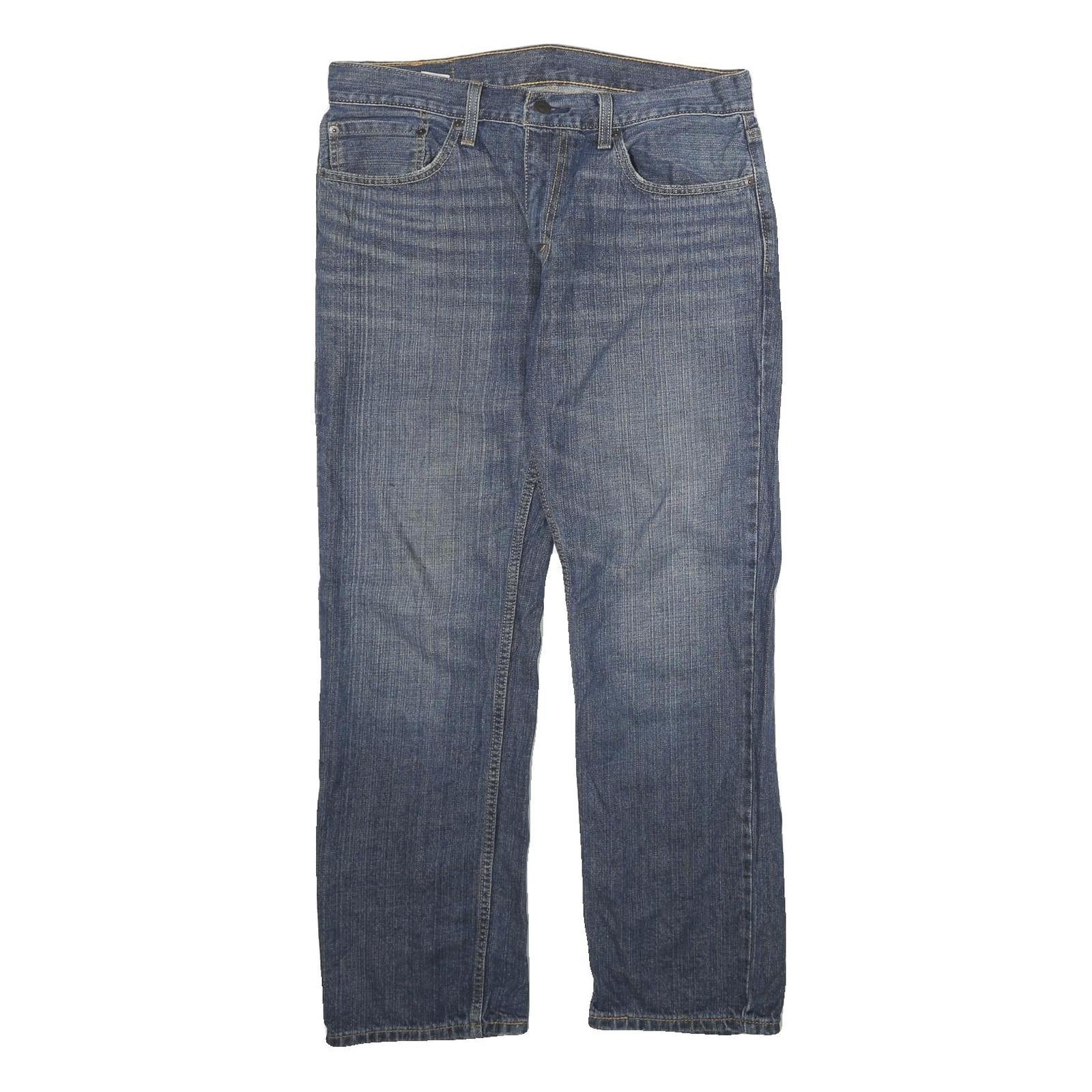 LEVI'S Mens Regular Fit Blue Denim Plain Jeans W32 L30 Zip Cotton Classic Refurbished - N/A refurbished available on Cerqular