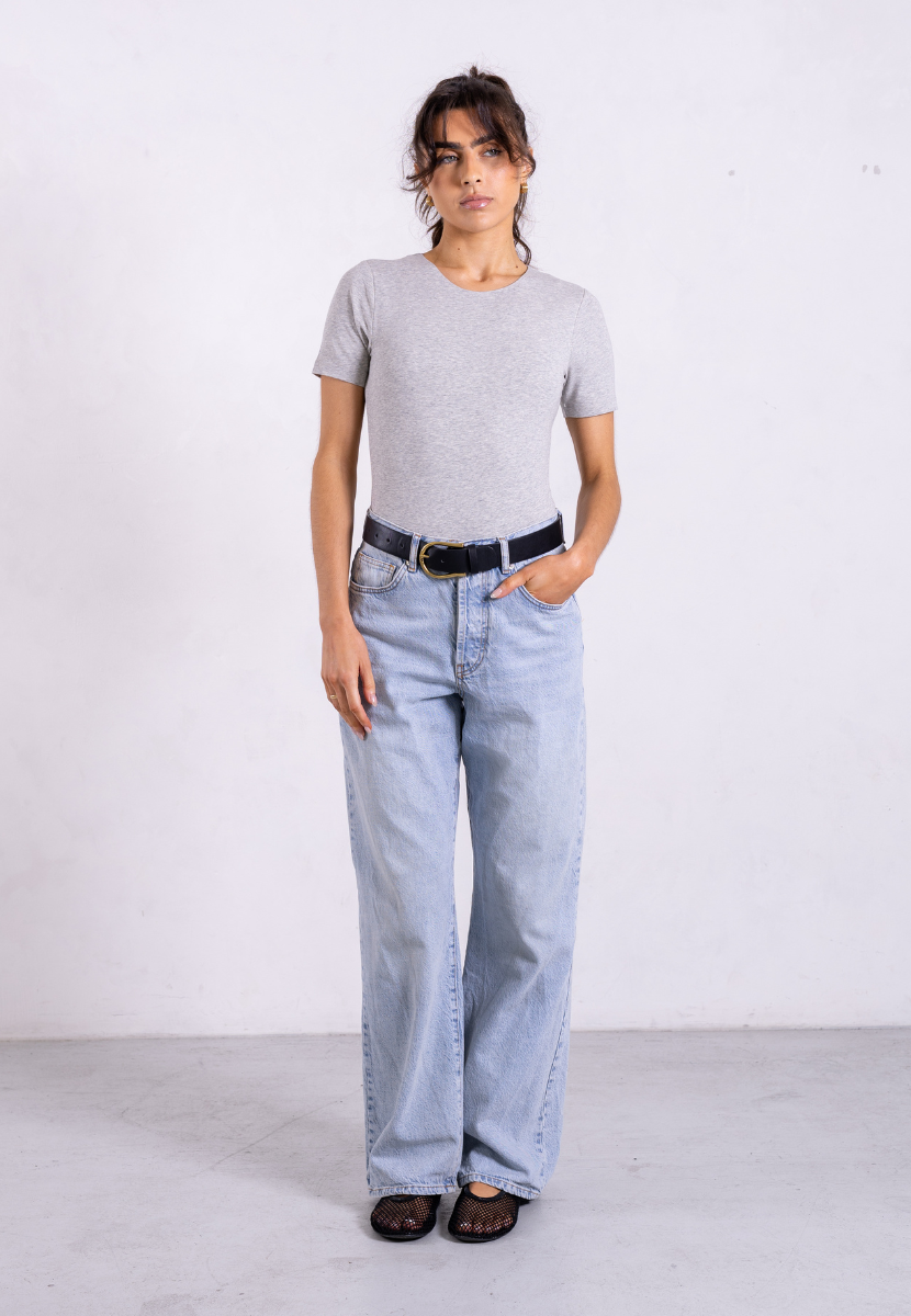 Buy Organic Cotton Crew Bodysuit, Light Grey Marl | Size: S Refurbished - $44.39 Organic Cotton Crew Bodysuit, Light Grey Marl | Size: S Refurbished - N/A (Note: It's possible that "Pantee" refurbished available on Cerqular