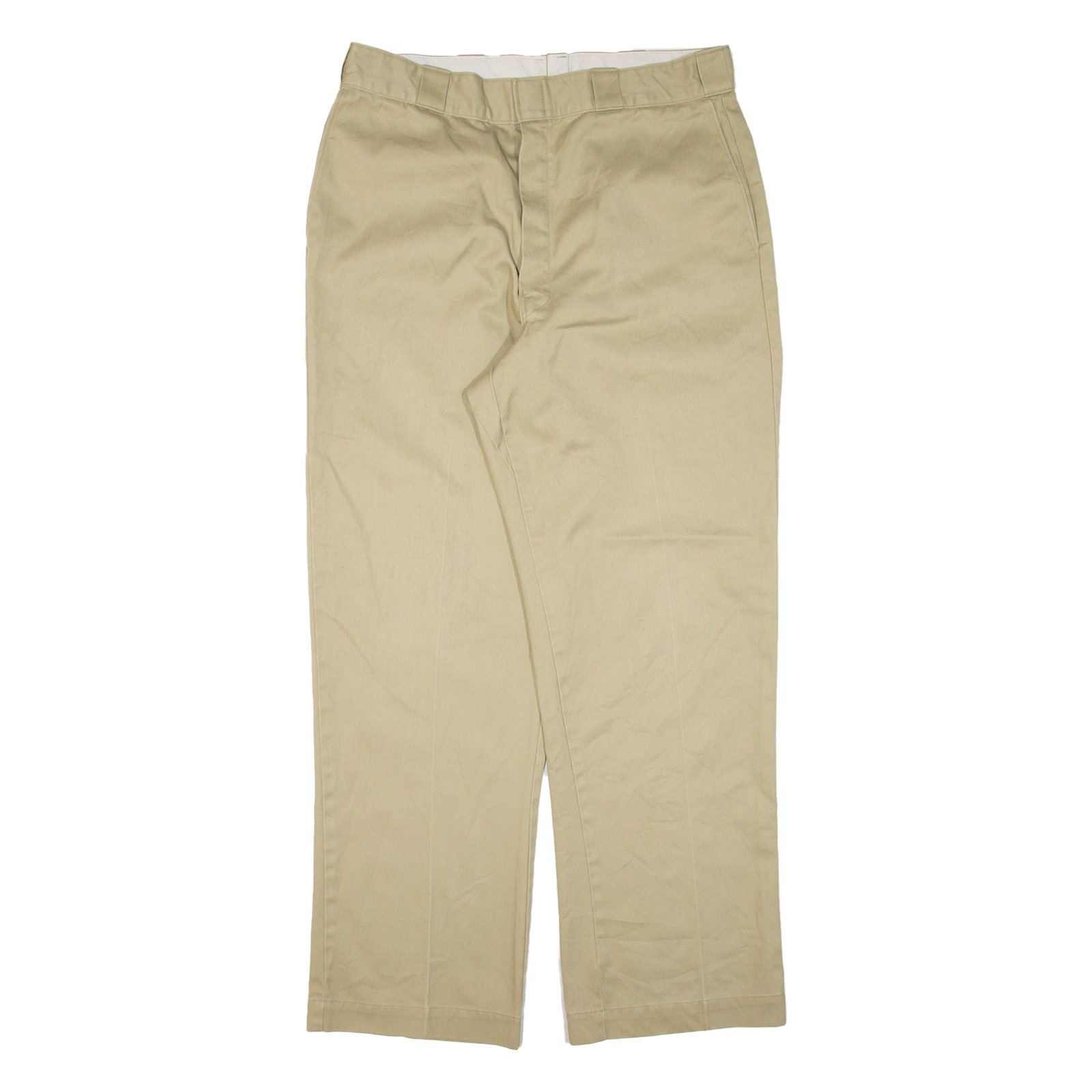 DICKIES Workwear Mens Trousers Beige Regular Straight W36 L29 Refurbished - N/A refurbished available on Cerqular