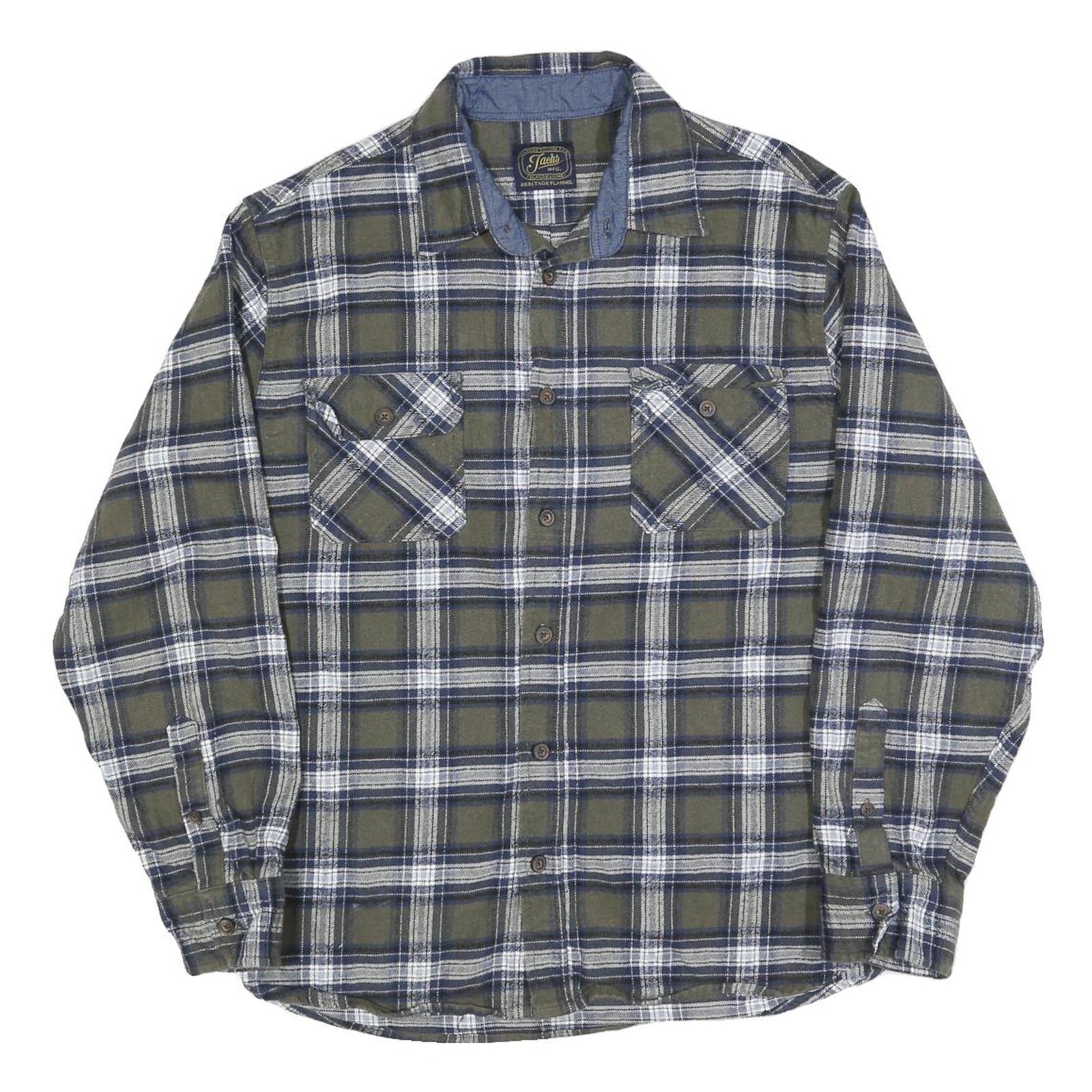 Buy JACHS Mens Green & Blue Check Shirt XL Button Long Sleeve Casual Cotton Blend Refurbished - $32.49 JACHS Mens Green & Blue Check Shirt XL Button Long Sleeve Casual Cotton Blend Refurbished - N/A refurbished available on Cerqular