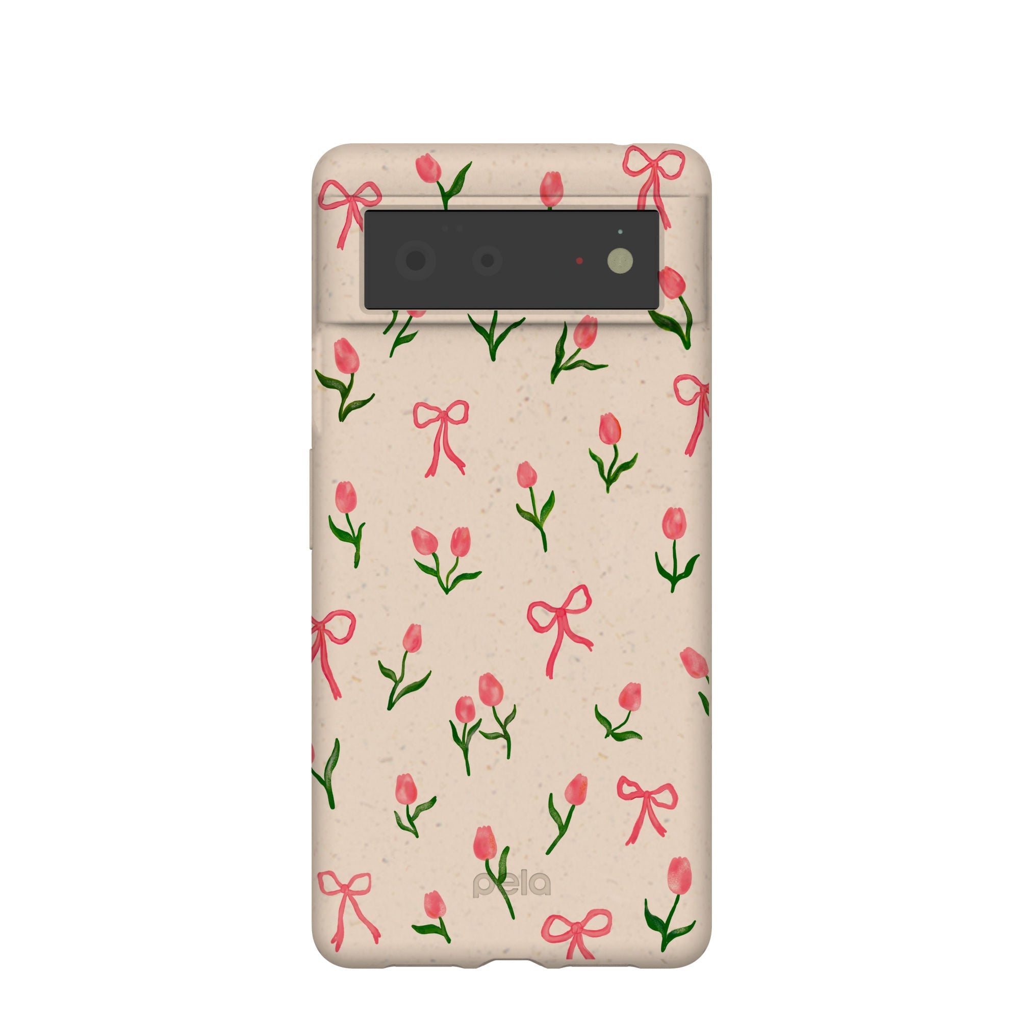 Seashell Tulip Bliss Google Pixel 6 Case Refurbished - Pela Case refurbished available on Cerqular