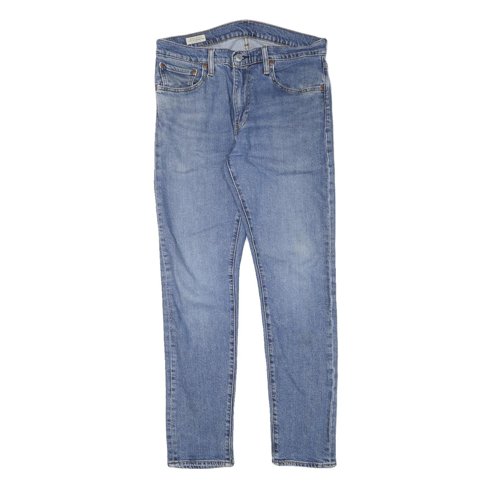 LEVI'S Mens Slim Blue Denim Jeans Zip W31 L29 Classic Fit Pockets Refurbished - N/A refurbished available on Cerqular
