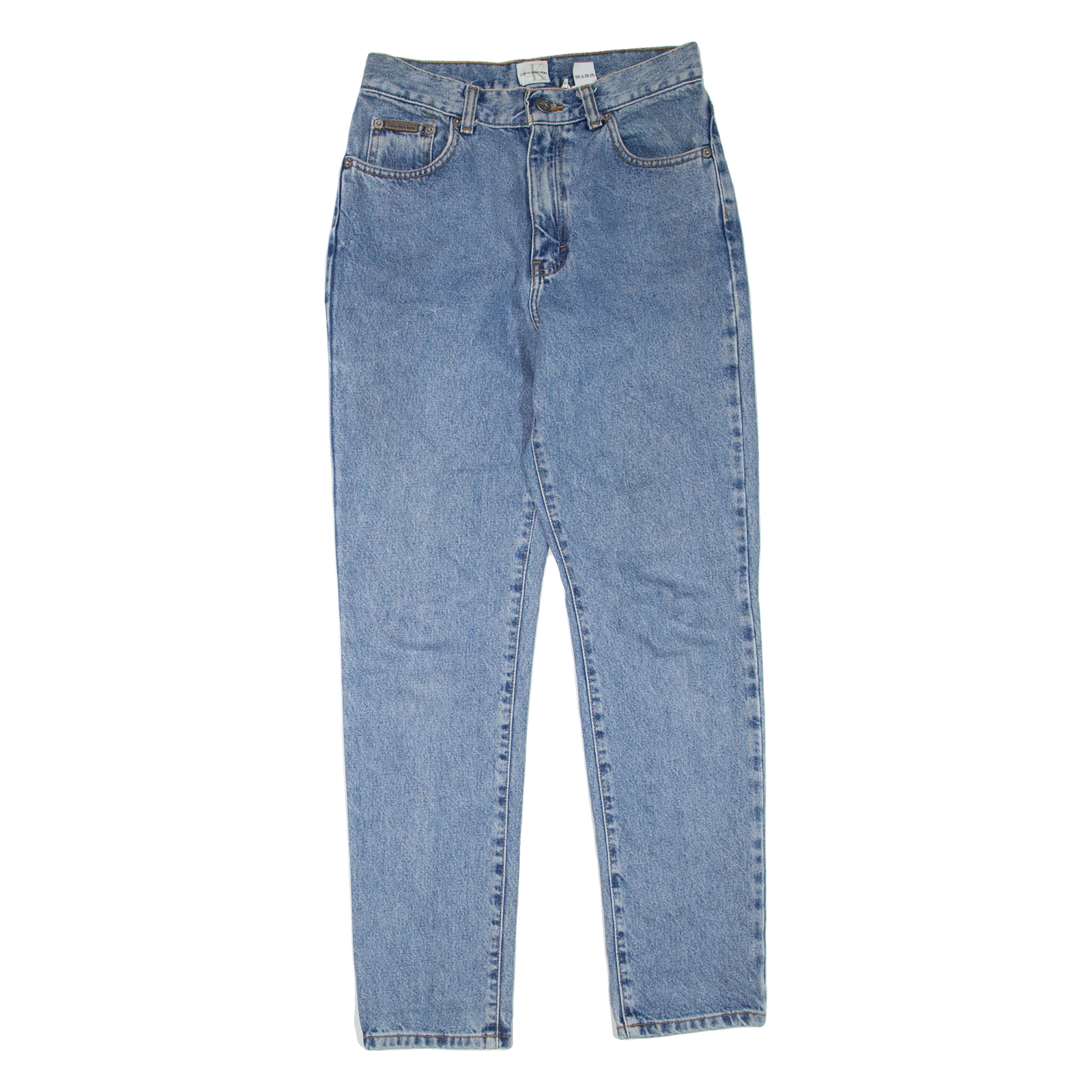 CALVIN KLEIN JEANS Womens Jeans Blue Regular Tapered W26 L30 Refurbished - N/A refurbished available on Cerqular