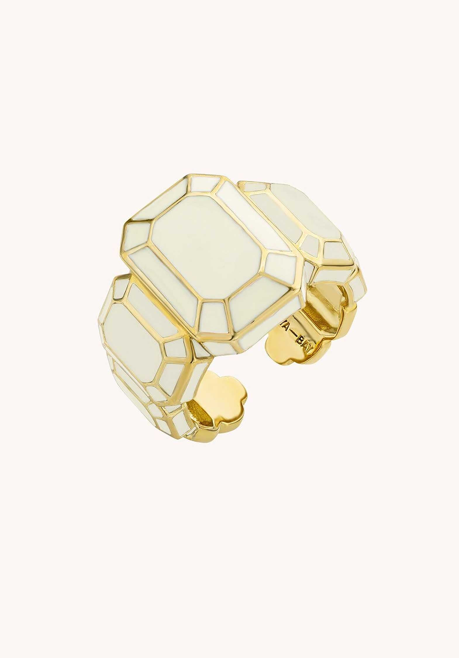 Ring Ba-243g Gold | Color: GOLD | Size: U Refurbished - Rue Madame is a known brand, and the standardized name is " refurbished available on Cerqular