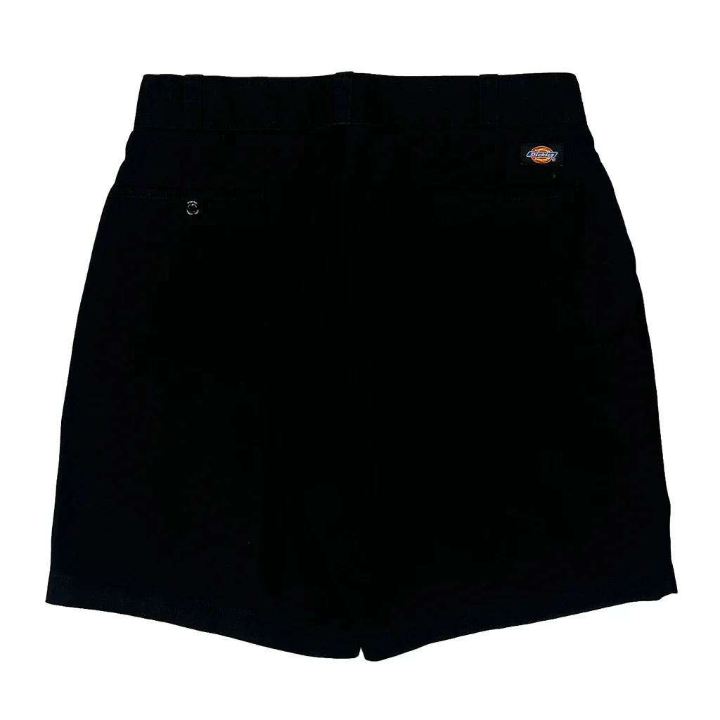 Dickies Shorts - 32W 8L Black Cotton Blend Refurbished - Thrifted (note: this is a term often used to describe second- refurbished available on Cerqular