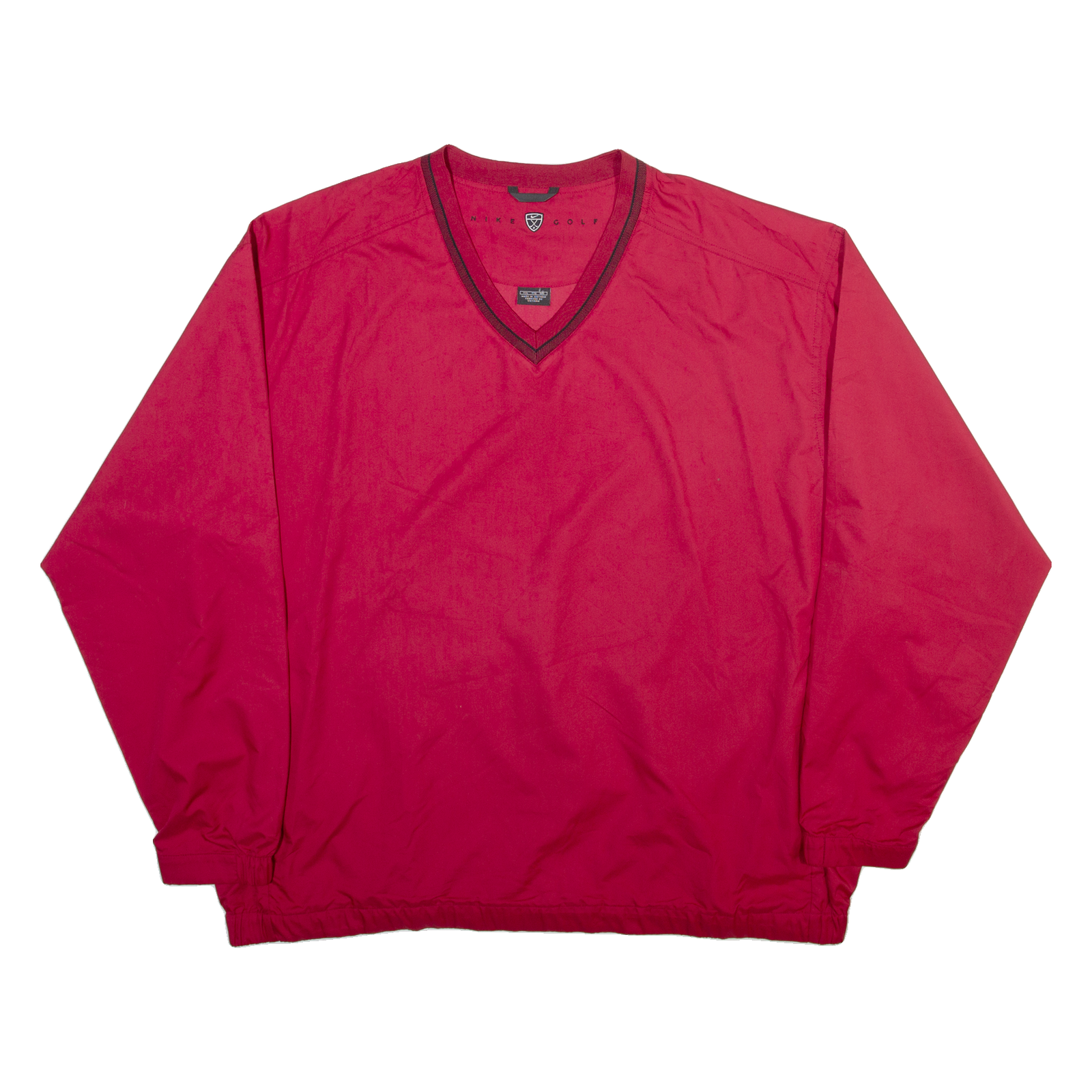 NIKE Mens Sweatshirt Red V-Neck 2XL Refurbished - N/A refurbished available on Cerqular