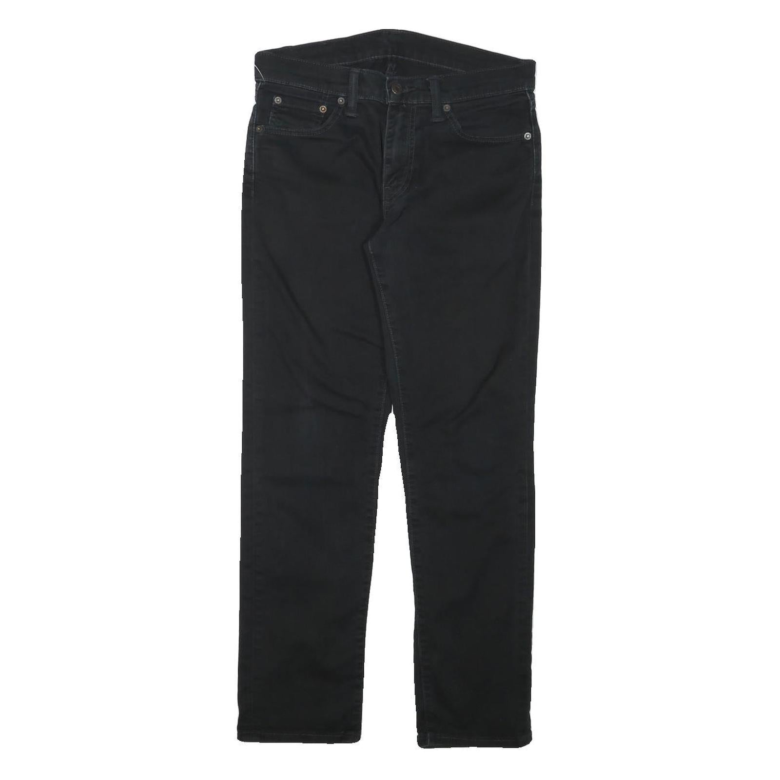 LEVI'S Mens Jeans Black Slim Skinny Denim W30 L28 Classic Cotton Blend Zip Refurbished - N/A refurbished available on Cerqular