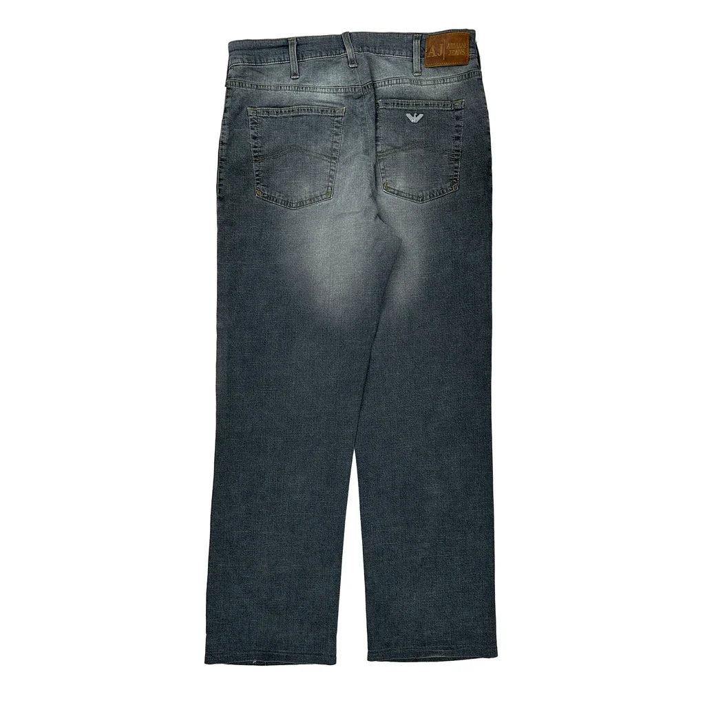 Armani Jeans Jeans - 32W 30L Grey Cotton Refurbished - Thrifted (note: this is a term often used to describe second- refurbished available on Cerqular
