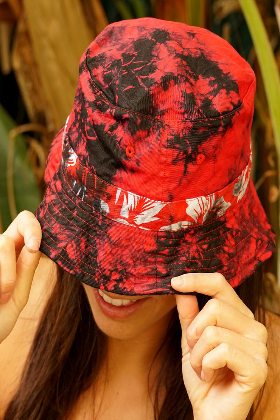 Luna Bucket Hat // Lava Tie Dye | Size: O/S Refurbished - N/A (Paneros is not a known clothing brand. It is possible refurbished available on Cerqular