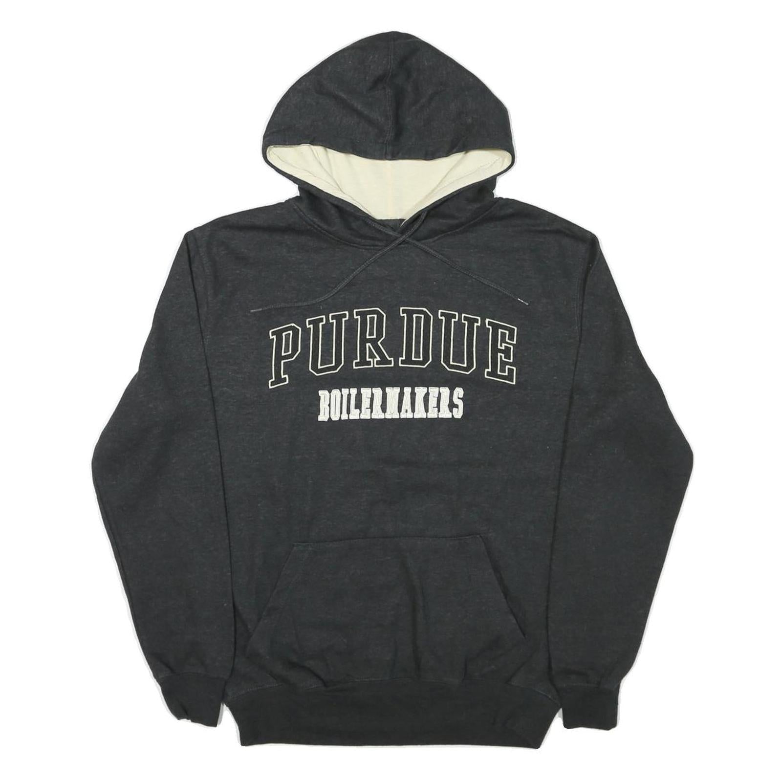 COLOSSEUM Mens Black Purdue Boilermakers Pullover Hoodie S Cotton Blend Refurbished - N/A refurbished available on Cerqular