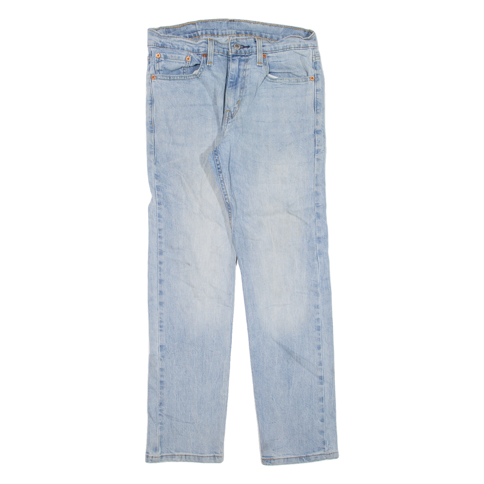 LEVI'S Womens Jeans Blue Regular Tapered W29 L27 Refurbished - N/A refurbished available on Cerqular