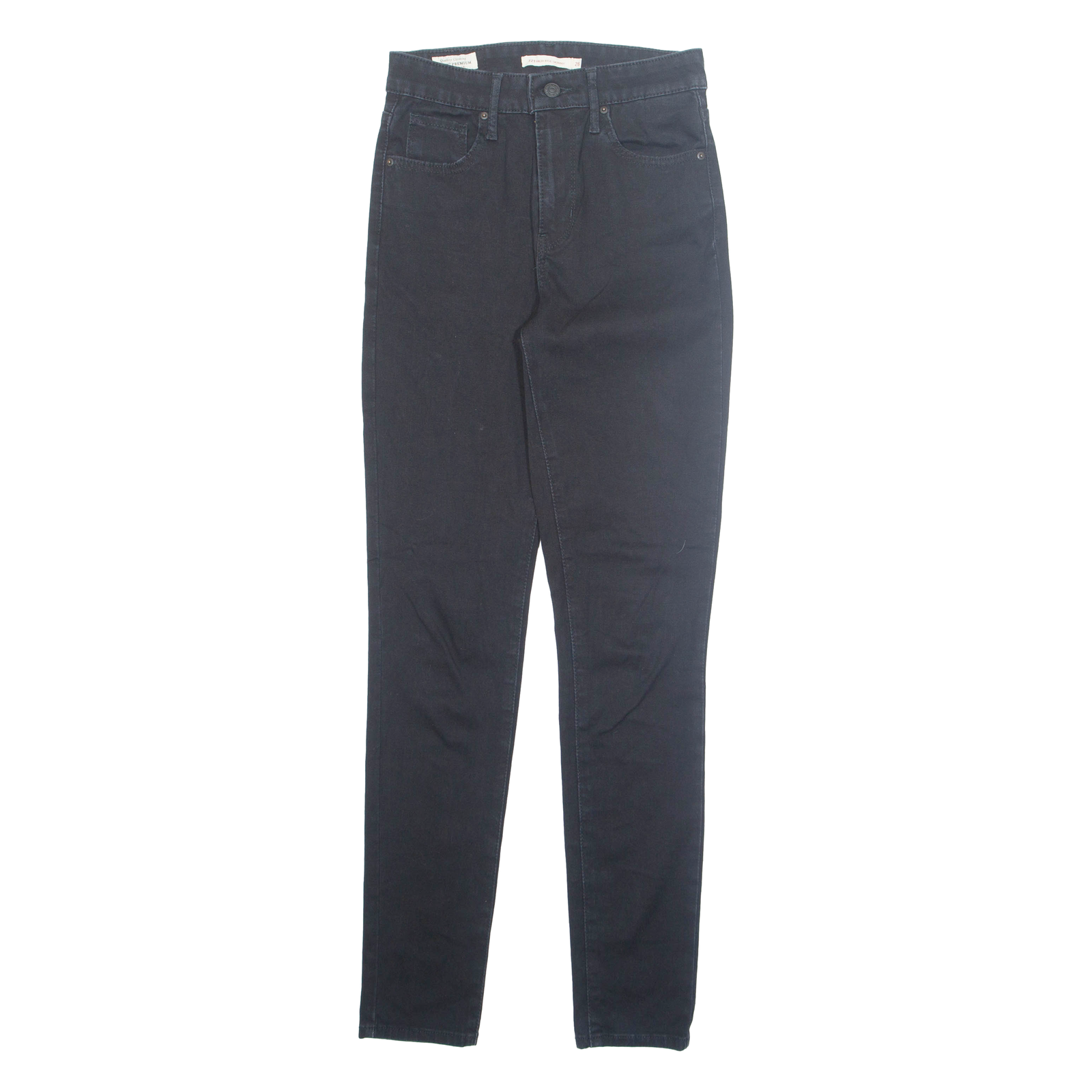 LEVI'S Big E 721 Womens Jeans Black Slim Tapered W26 L30 Refurbished - N/A refurbished available on Cerqular