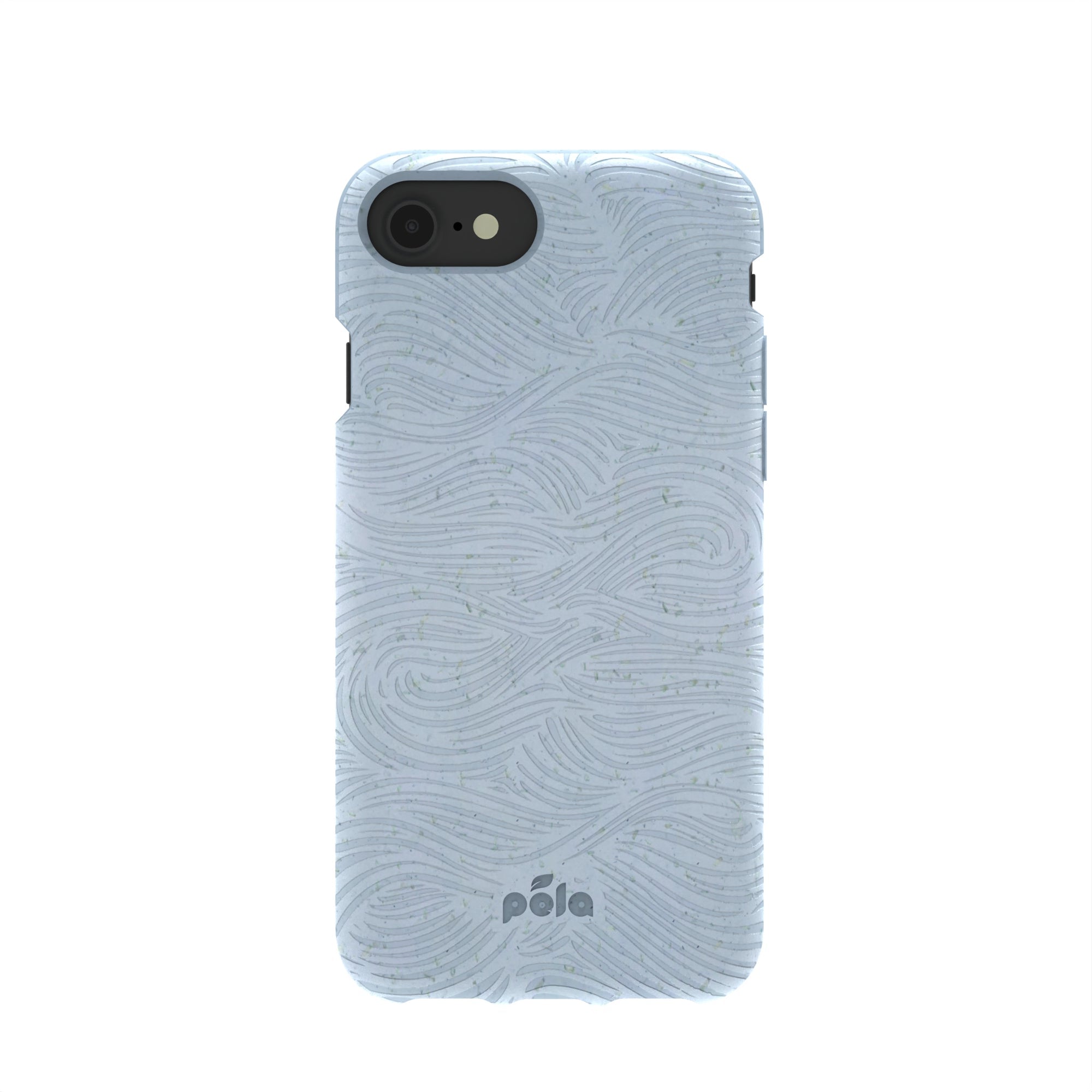 Powder Blue Ebb and Flow iPhone 6/6s/7/8/SE Case Refurbished - Pela Case refurbished available on Cerqular