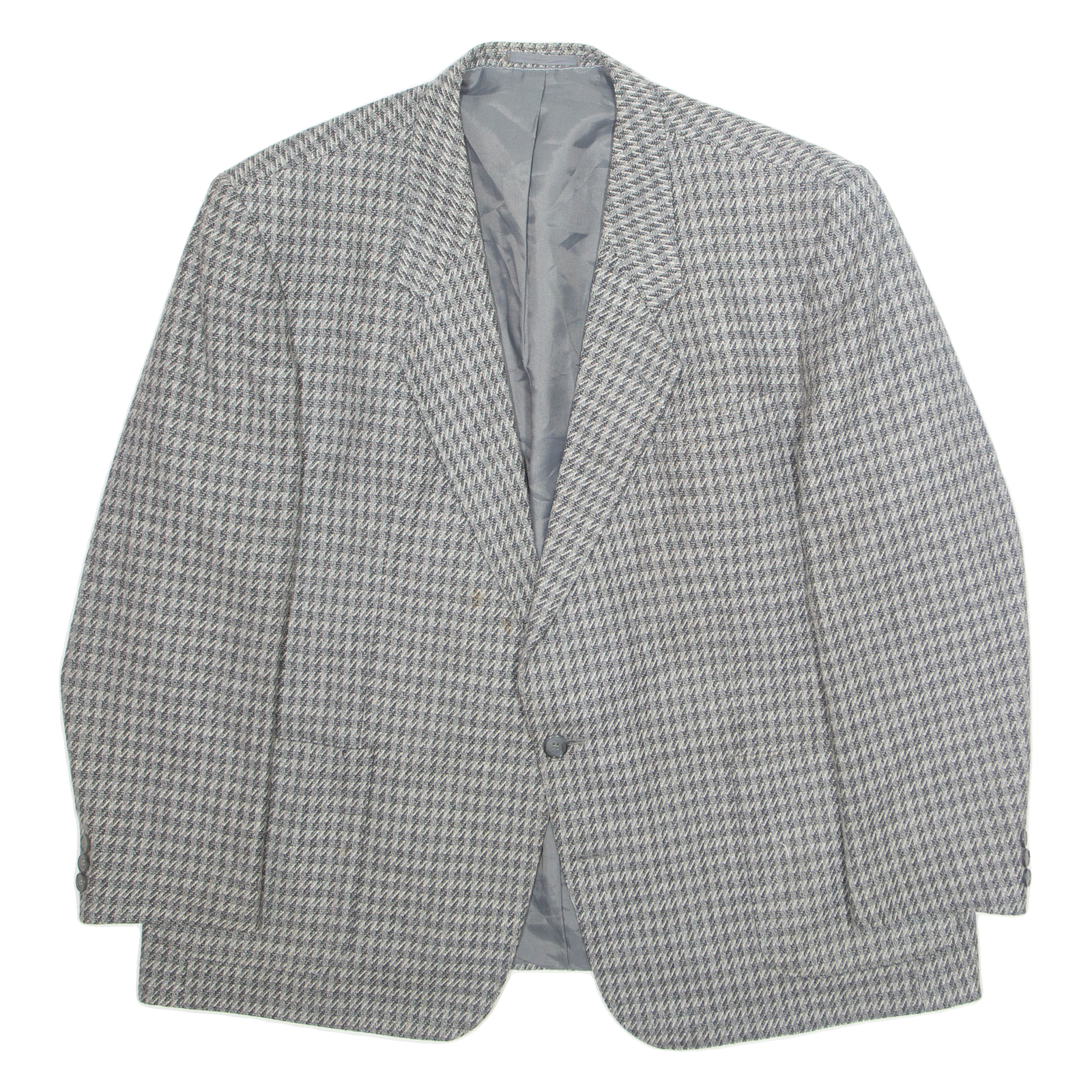 Mens Blazer Jacket Grey Crazy Pattern L Refurbished - N/A refurbished available on Cerqular