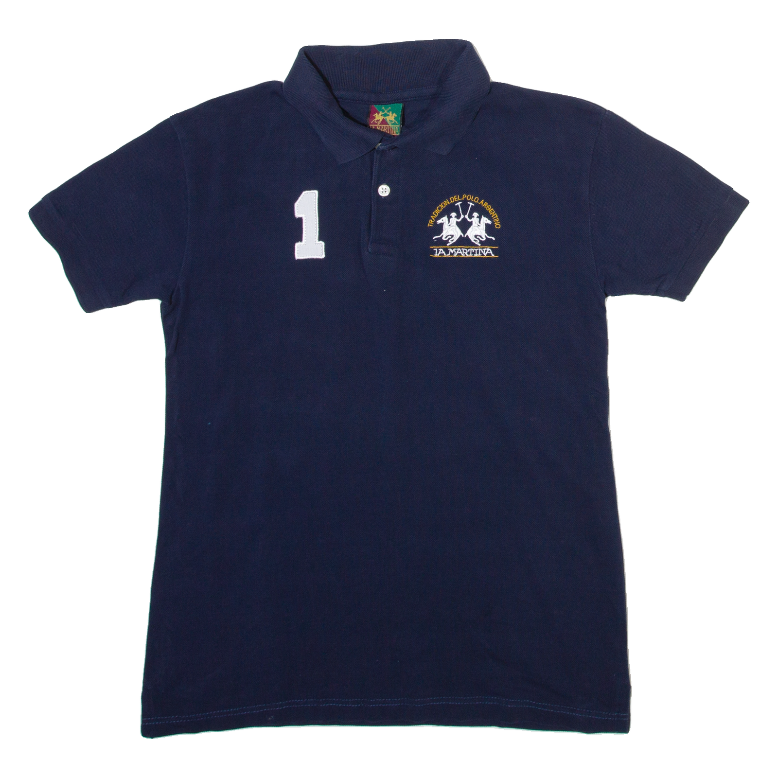 LA MARTINA Mens Polo Shirt Blue XS Refurbished - N/A refurbished available on Cerqular