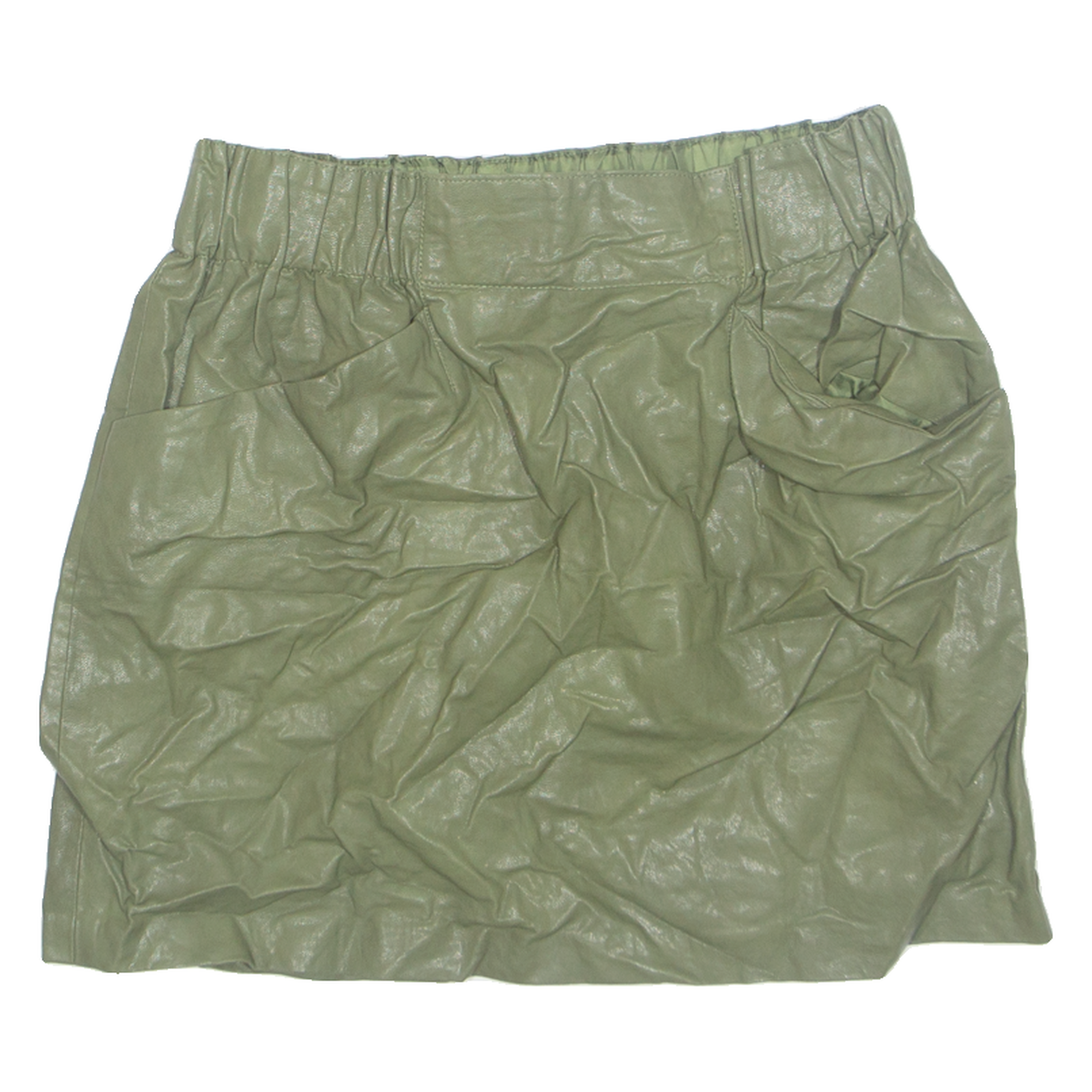 ZARA Womens Mini Skirt Green Short S Refurbished - N/A refurbished available on Cerqular