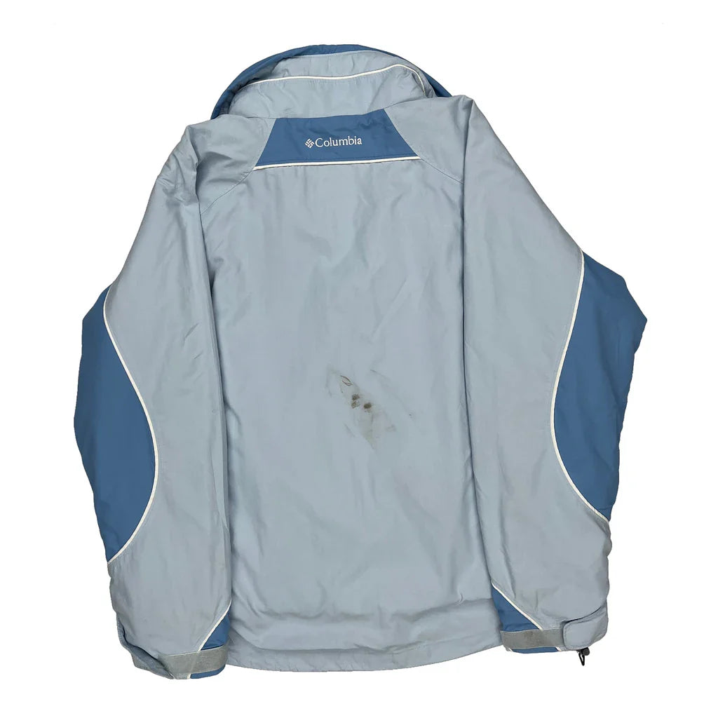 Buy Columbia Ski Jacket - Medium Blue Polyester Refurbished - $80.39 Columbia Ski Jacket - Medium Blue Polyester Refurbished - Thrifted (note: this is a term often used to describe second- refurbished available on Cerqular