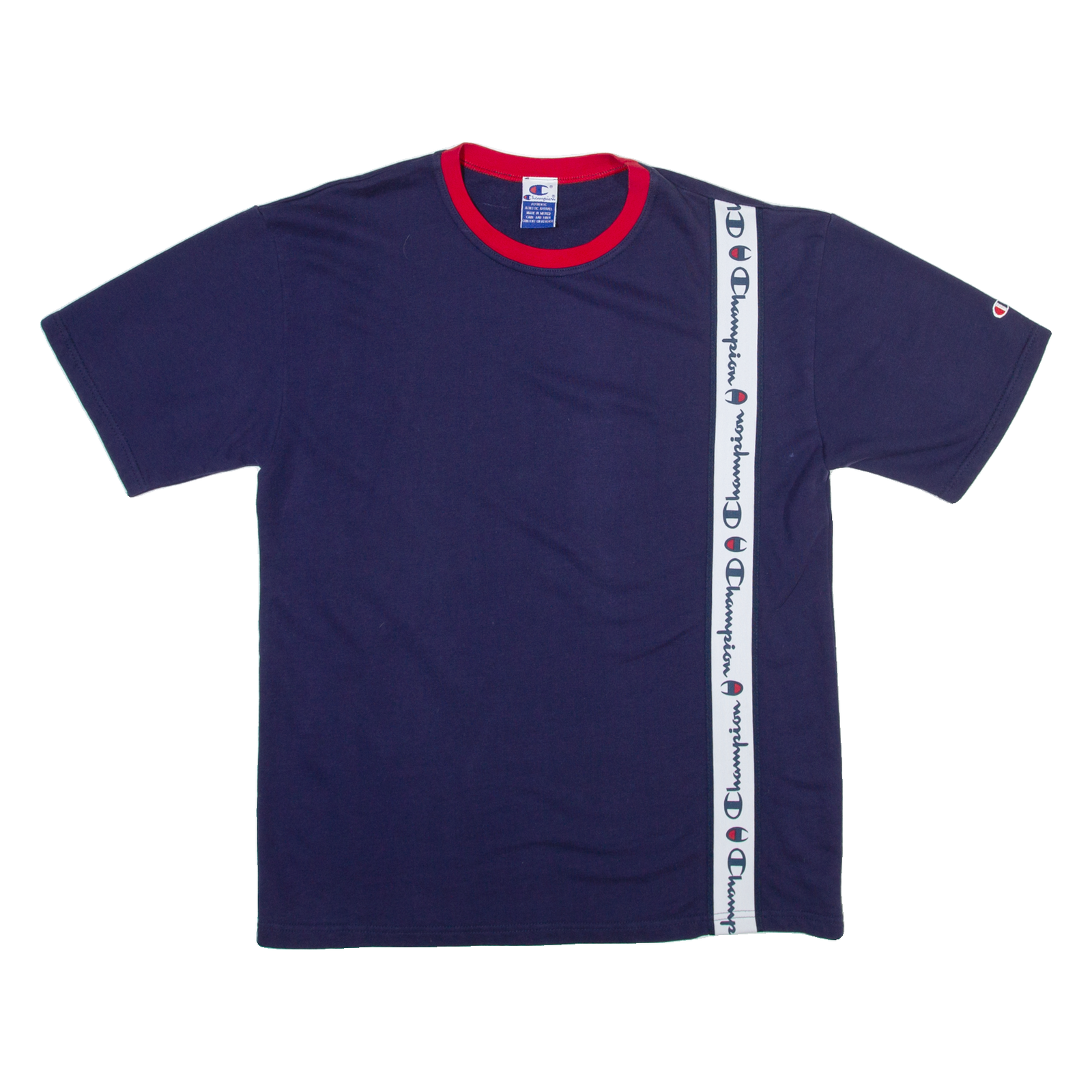 CHAMPION Mens T-Shirt Blue M Refurbished - N/A refurbished available on Cerqular