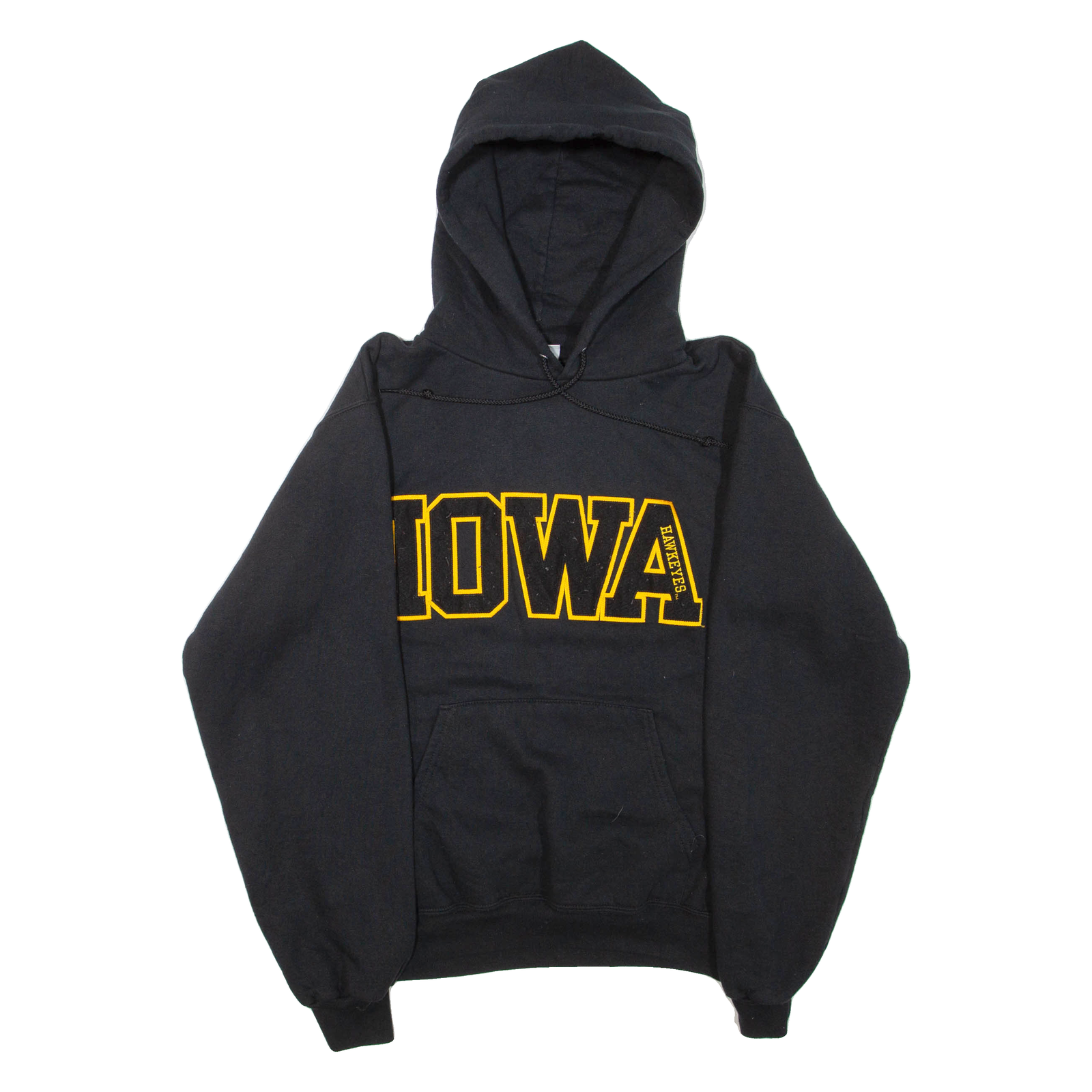 CHAMPION Iowa Hawkeyes Mens Black Hoodie S Refurbished - N/A refurbished available on Cerqular