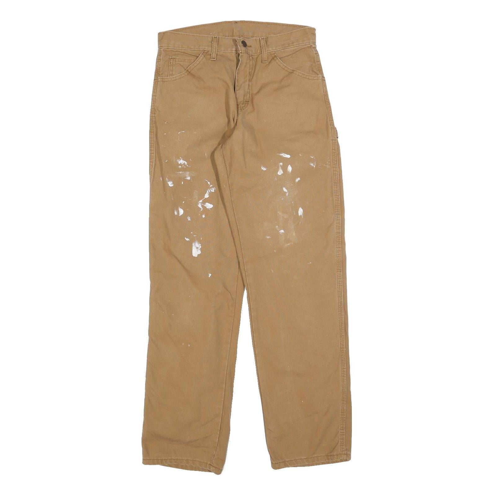 Buy DICKIES Mens Jeans Beige Relaxed Straight Cotton W28 L32 Workwear Zip Pockets Refurbished - $37.69 DICKIES Mens Jeans Beige Relaxed Straight Cotton W28 L32 Workwear Zip Pockets Refurbished - N/A refurbished available on Cerqular