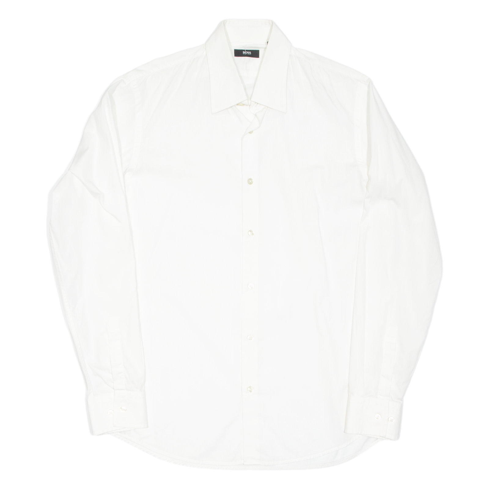 Buy BOSS Mens Plain Shirt White Long Sleeve M Refurbished - $28.59 BOSS Mens Plain Shirt White Long Sleeve M Refurbished - N/A refurbished available on Cerqular