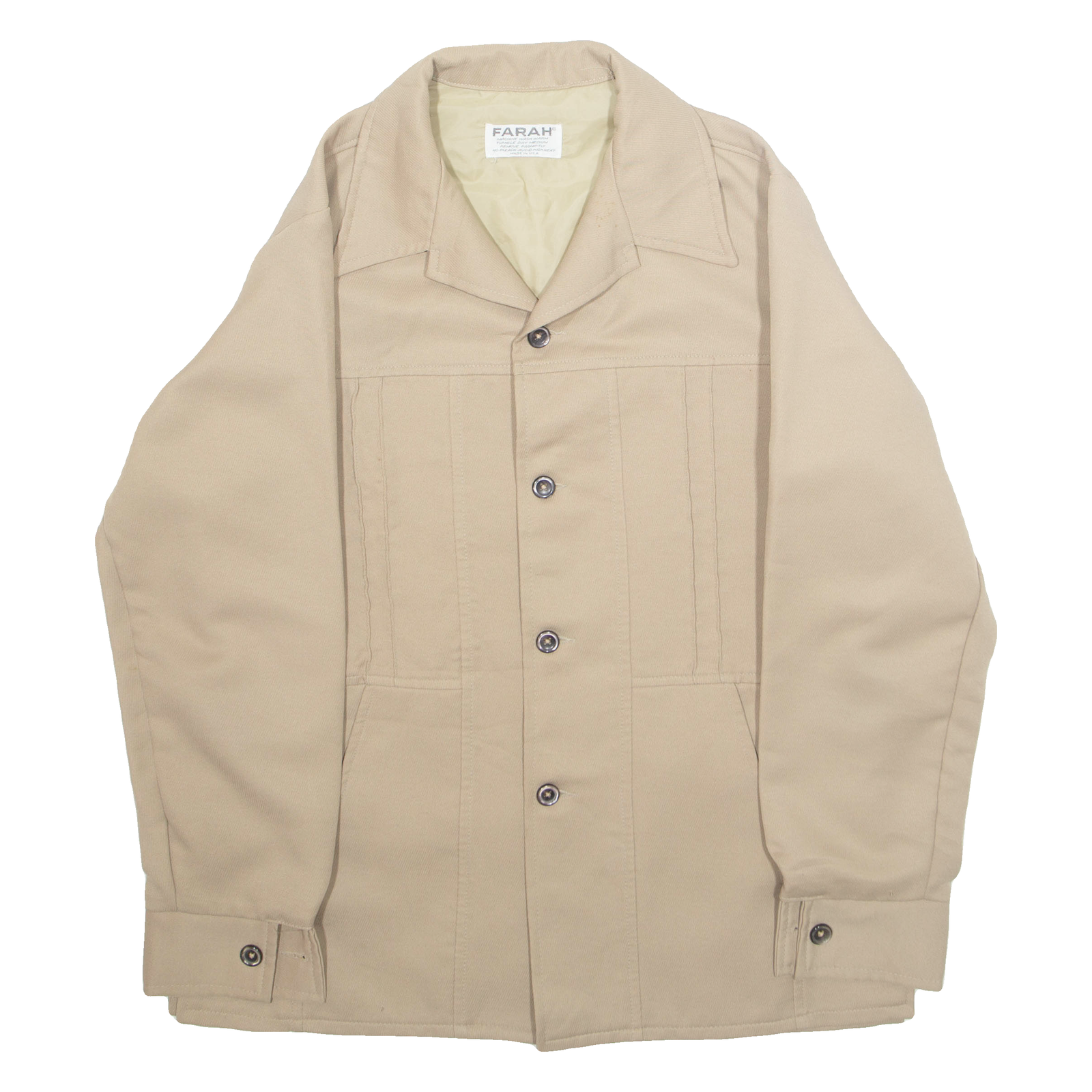 FARAH Womens Jacket Beige L Refurbished - N/A refurbished available on Cerqular