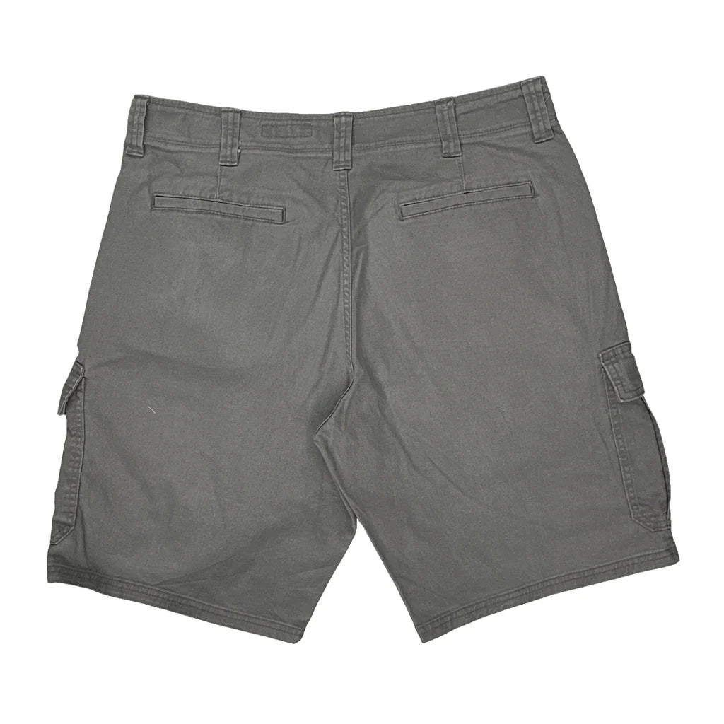 Buy Wrangler Cargo Shorts - 35W 10L Grey Cotton Refurbished - $39.85 Wrangler Cargo Shorts - 35W 10L Grey Cotton Refurbished - Thrifted (note: this is a term often used to describe second- refurbished available on Cerqular