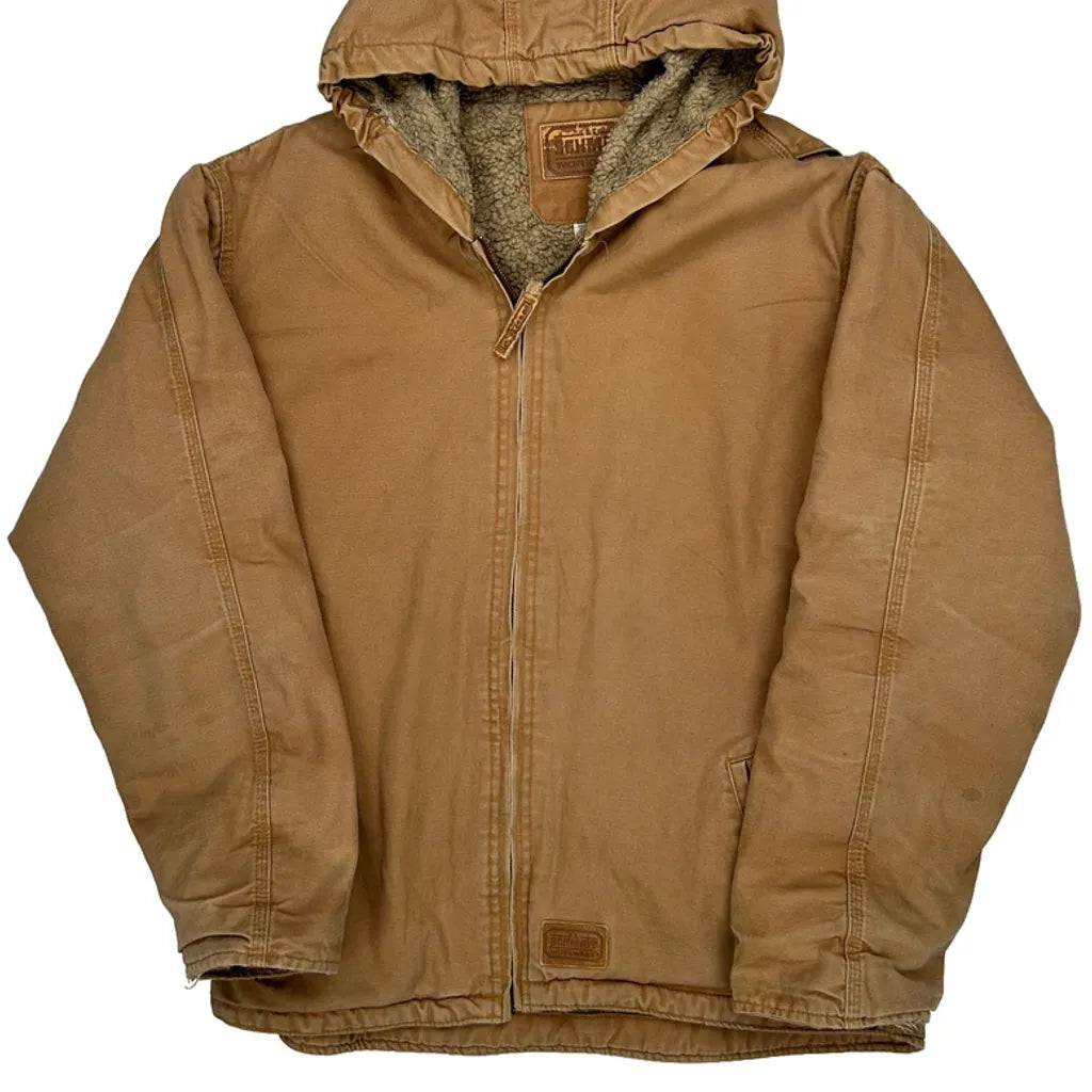 Youth 18-20 Schmidt Jacket - XL Brown Cotton Refurbished - Thrifted (note: this is a term often used to describe second- refurbished available on Cerqular