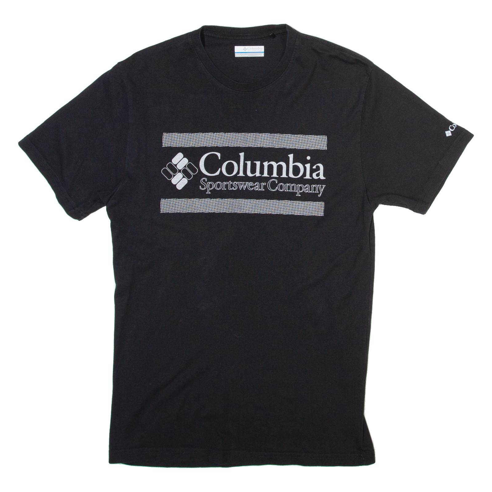 COLUMBIA Mens T-Shirt Black S Refurbished - N/A refurbished available on Cerqular