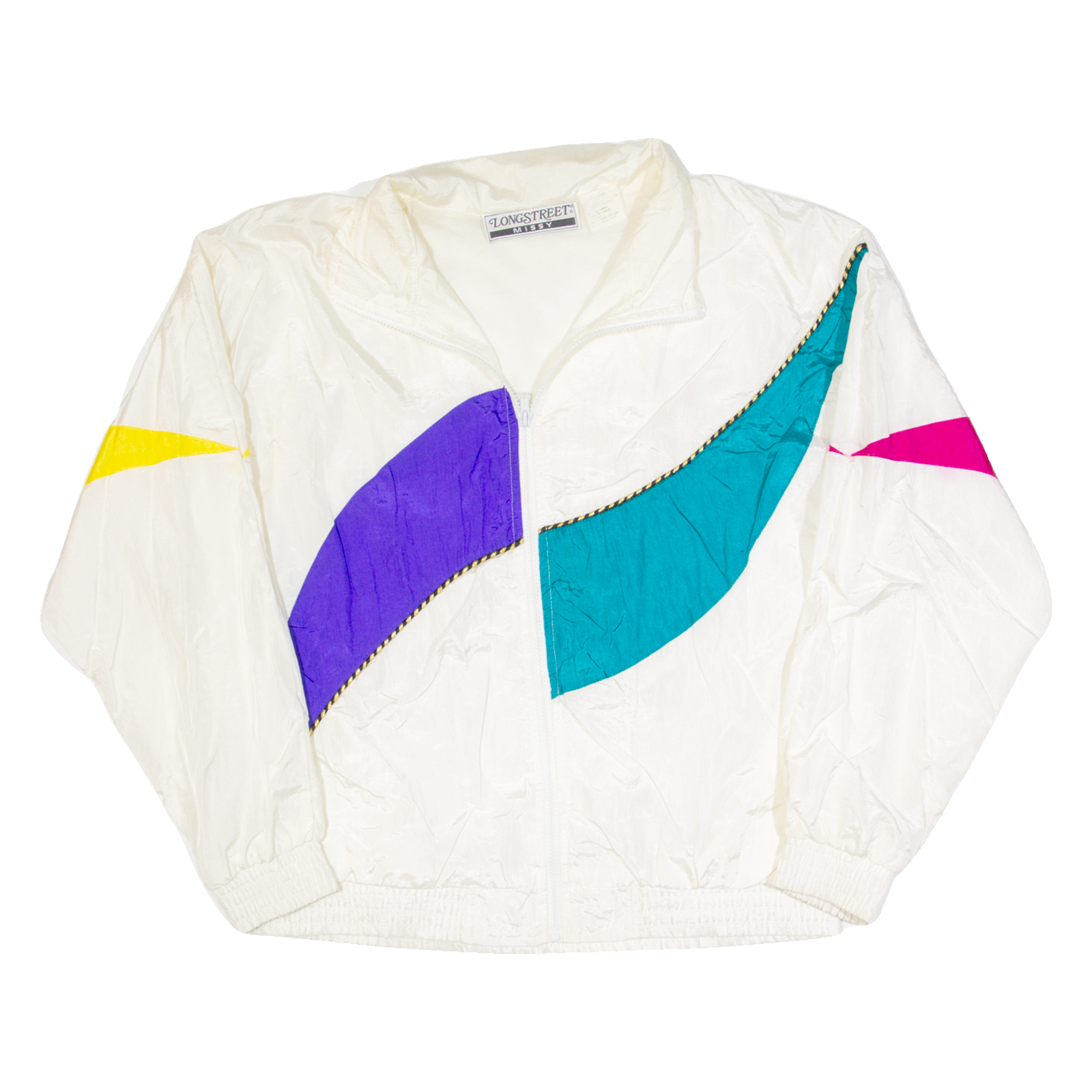 LONGSTREET MISSY Womens Shell Jacket Cream 90s M Refurbished - N/A refurbished available on Cerqular
