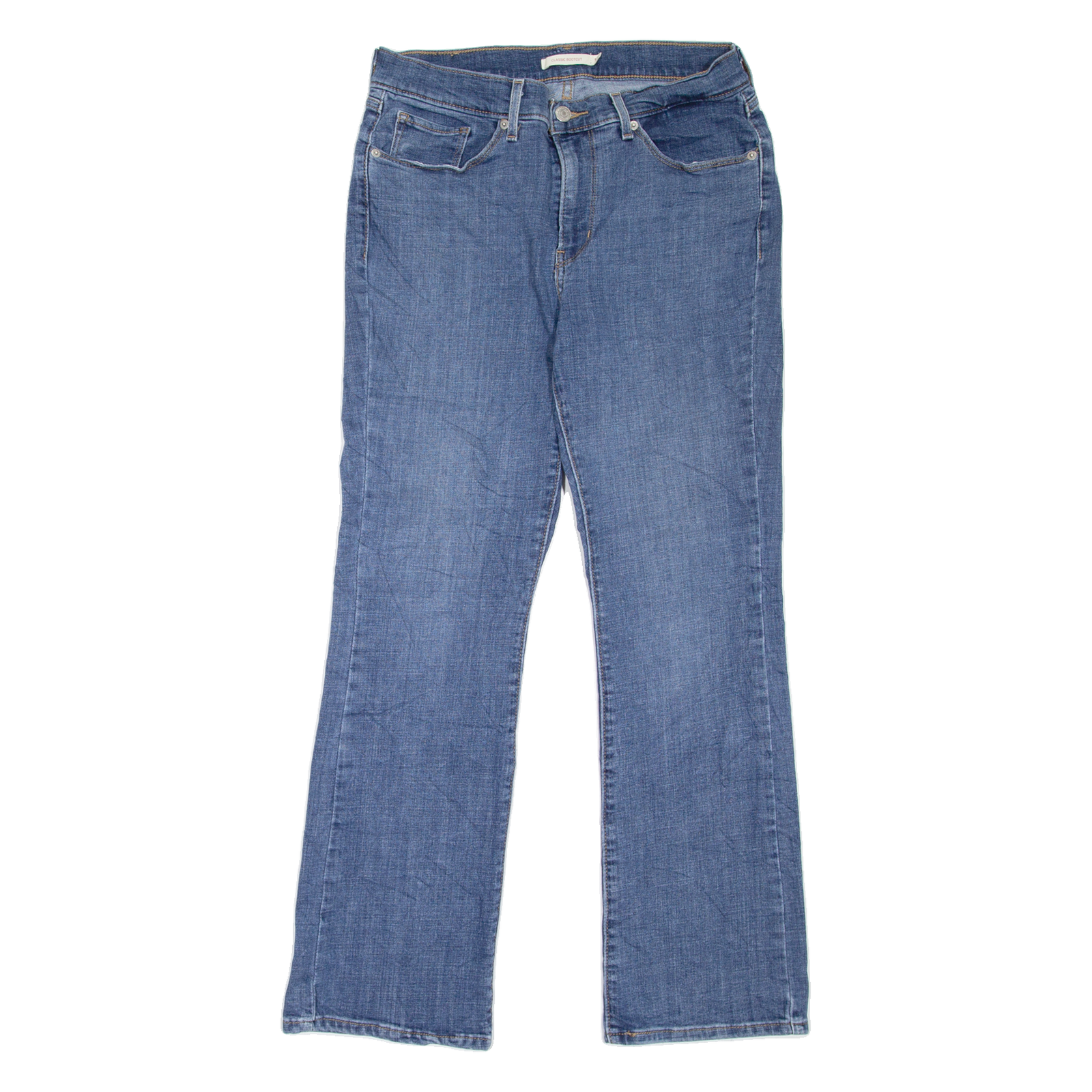 LEVI'S Womens Jeans Blue Classic Bootcut W30 L30 Refurbished - N/A refurbished available on Cerqular