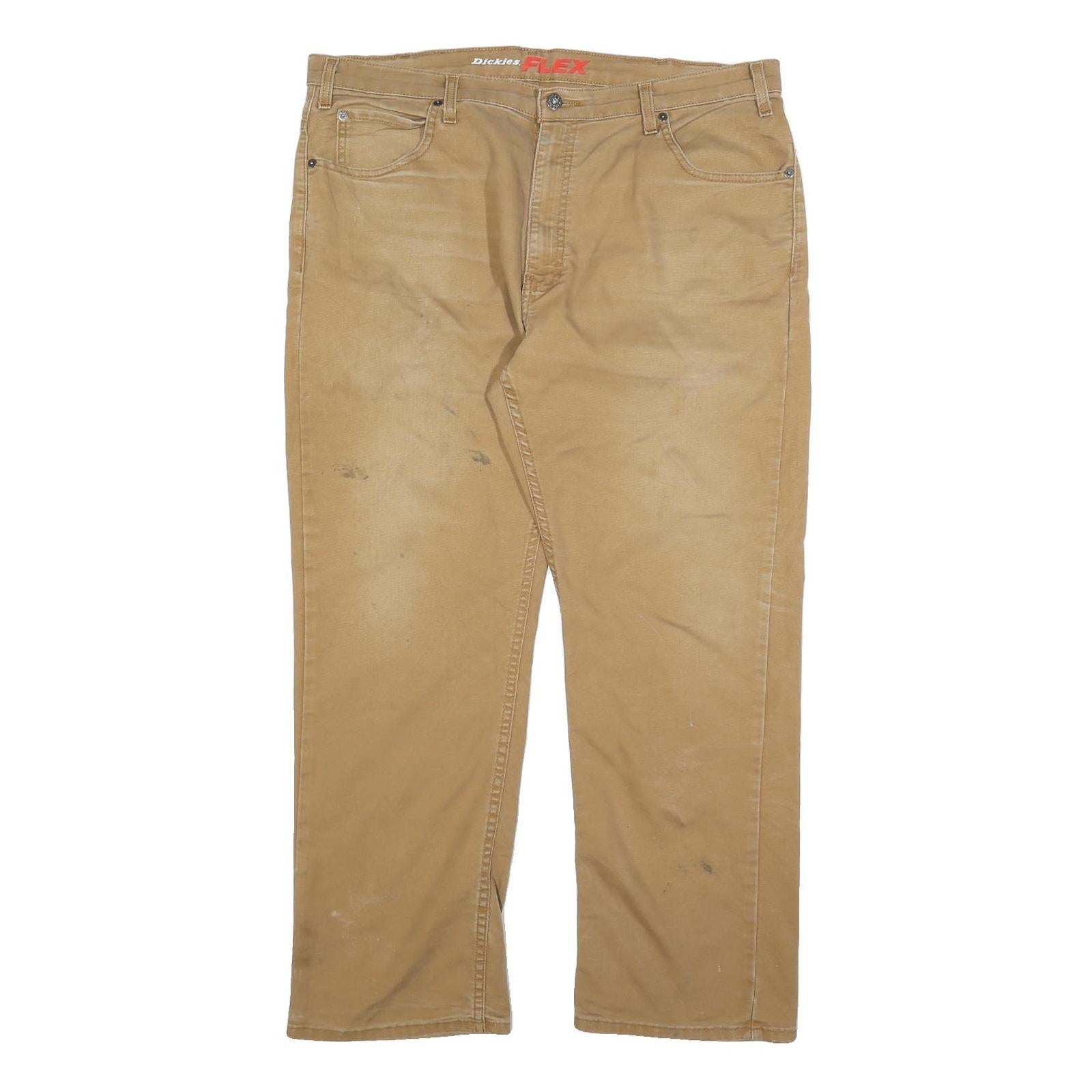 Buy DICKIES Mens Cotton Blend Beige Relaxed Straight Trousers W38 L30 Workwear Refurbished - $37.69 DICKIES Mens Cotton Blend Beige Relaxed Straight Trousers W38 L30 Workwear Refurbished - N/A refurbished available on Cerqular