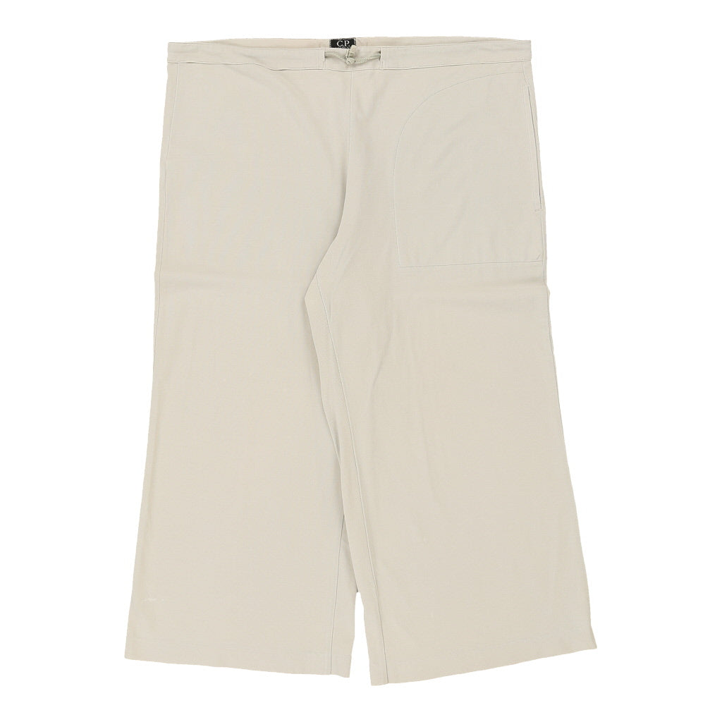 Buy C.P. Company Trousers - 36W UK 16 Cream Cotton Blend Refurbished - $28.13 C.P. Company Trousers - 36W UK 16 Cream Cotton Blend Refurbished - Thrifted (note: this is a term often used to describe second- refurbished available on Cerqular