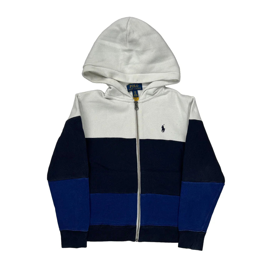 Age 6-7 Polo By Ralph Lauren Hoodie - Small Blue Cotton Refurbished - Thrifted (note: this is a term often used to describe second- refurbished available on Cerqular