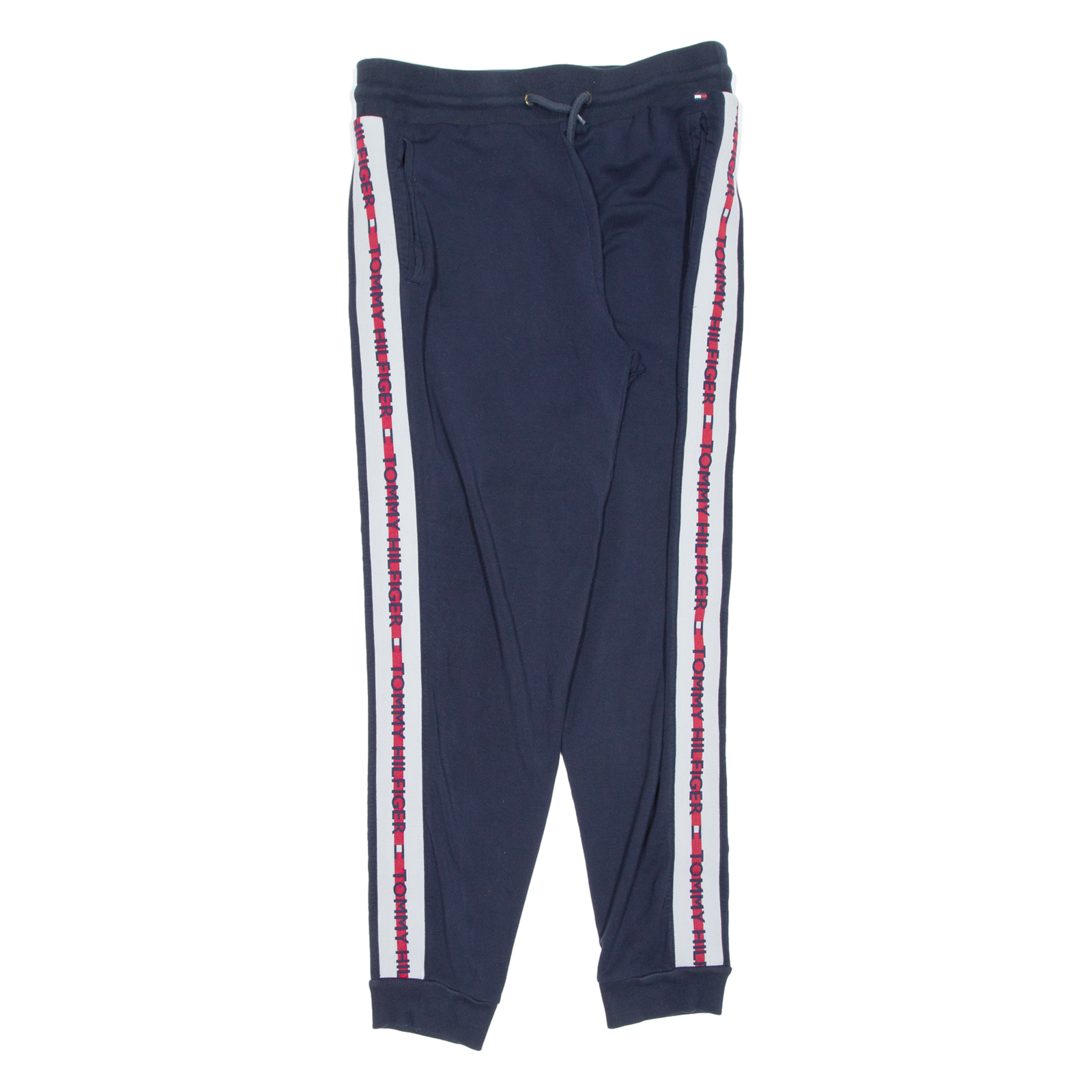 TOMMY HILFIGER Mens Joggers Blue Tapered M W29 L30 Refurbished - N/A refurbished available on Cerqular