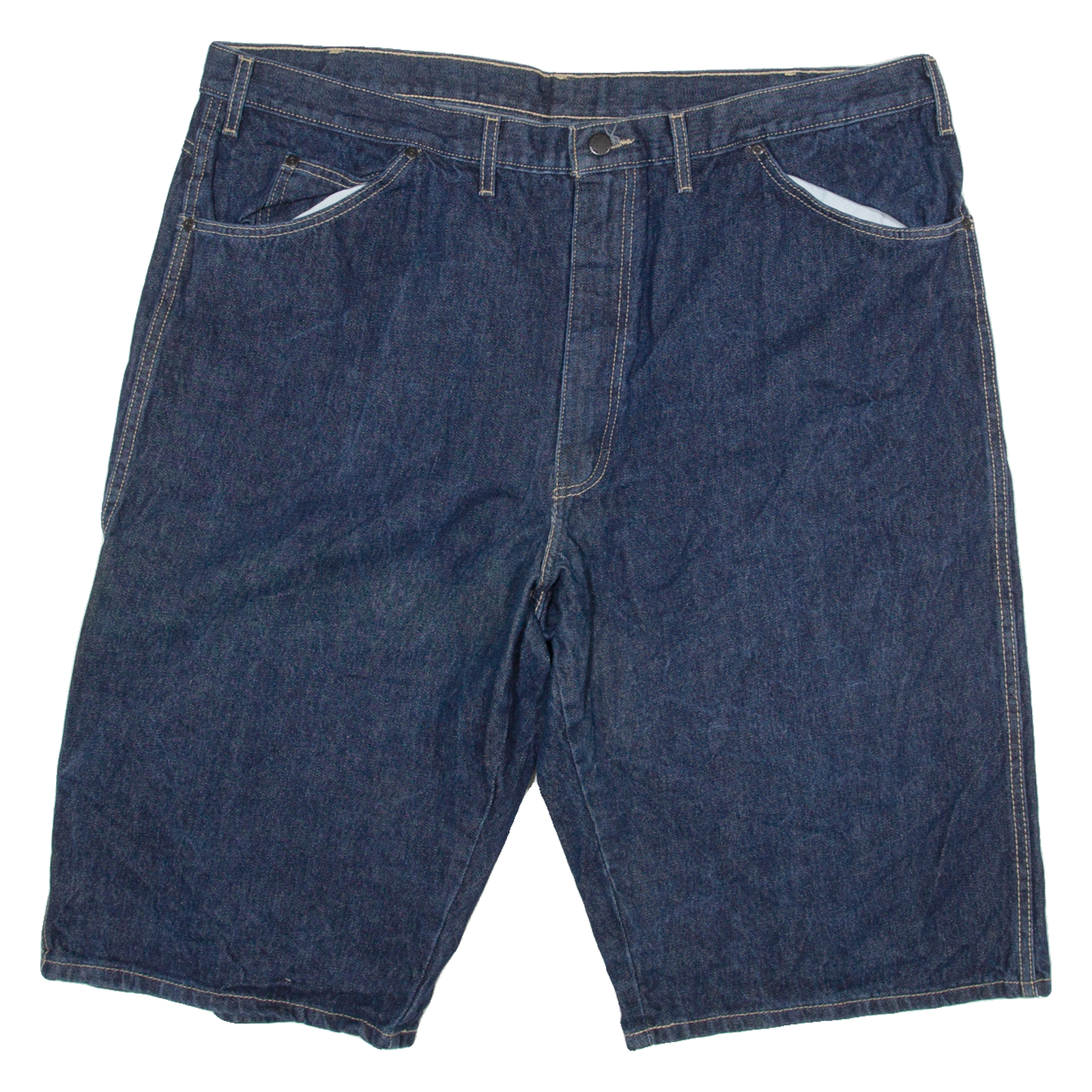 DICKIES Mens Cargo Shorts Blue 2XL W42 Refurbished - N/A refurbished available on Cerqular