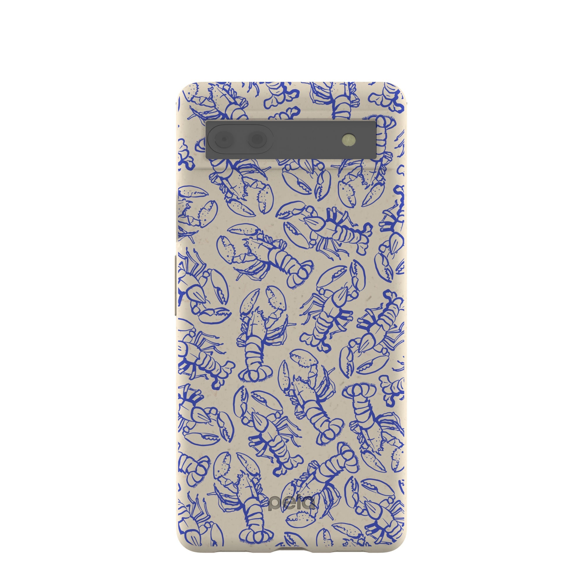 London Fog Blue Lobster Google Pixel 6a Case Refurbished - Pela Case refurbished available on Cerqular
