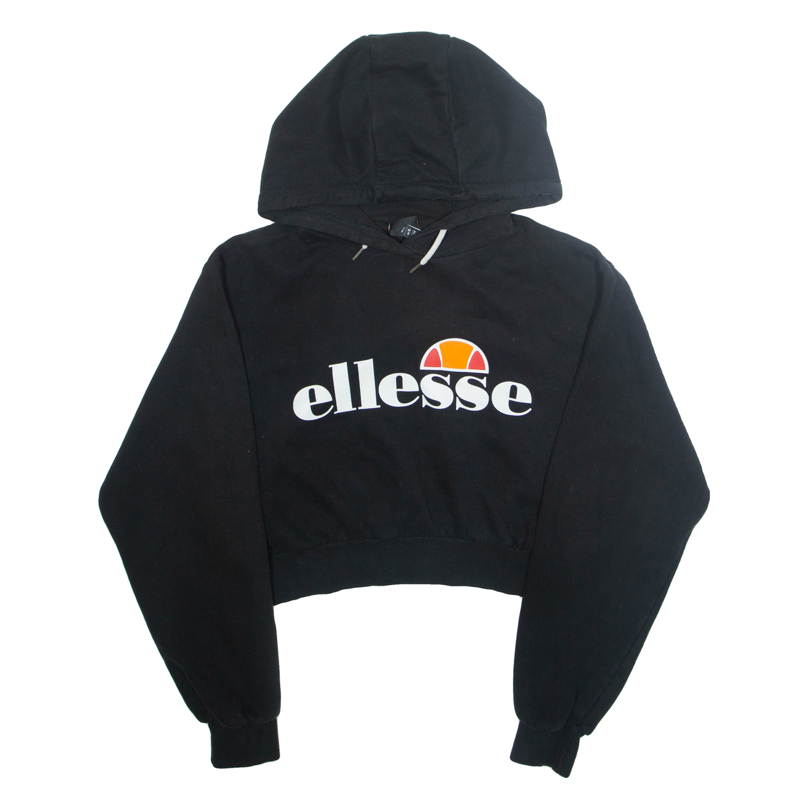 ELLESSE Cropped Womens Black Hoodie L Refurbished - N/A refurbished available on Cerqular