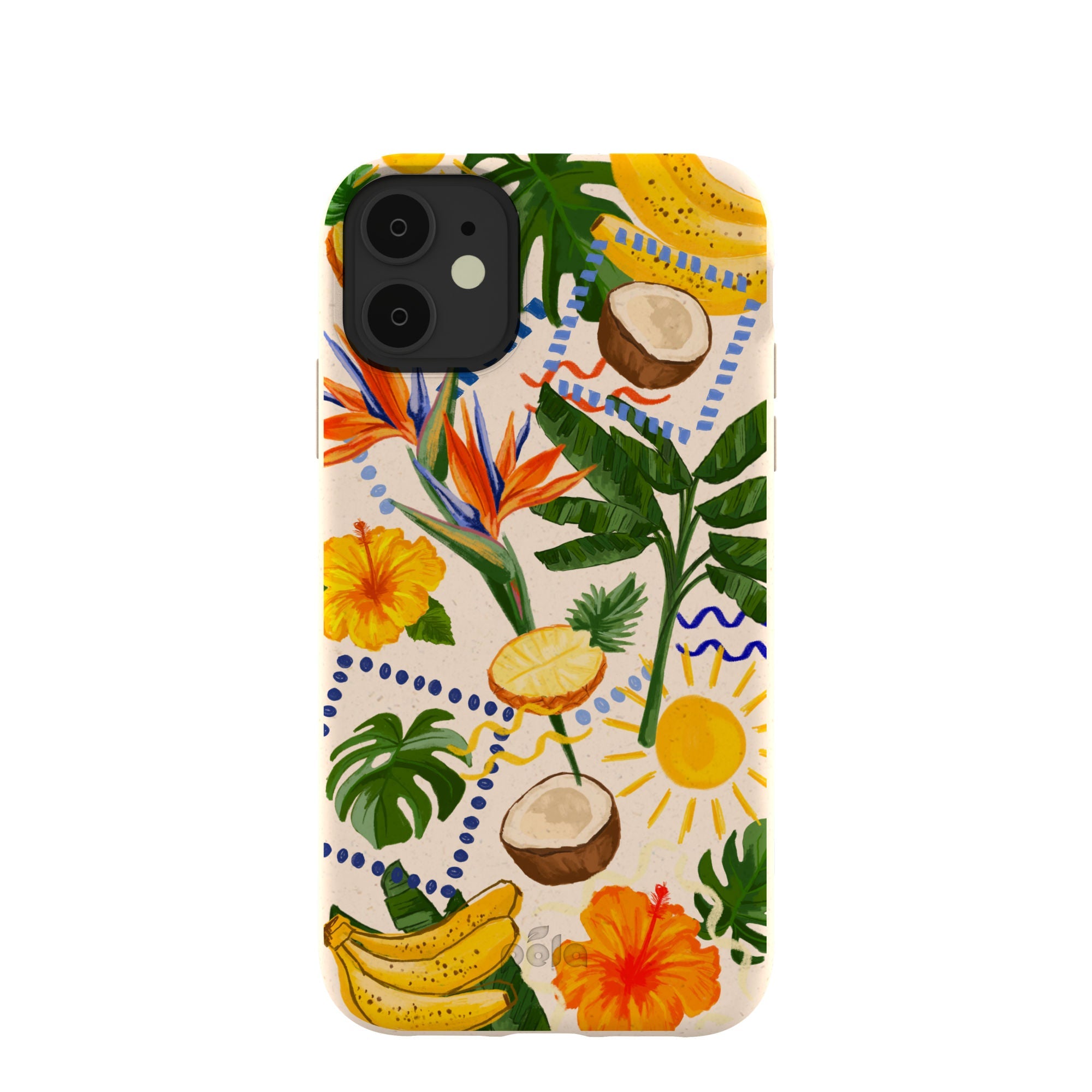 Seashell Tropics iPhone 11 Case Refurbished - Pela Case refurbished available on Cerqular