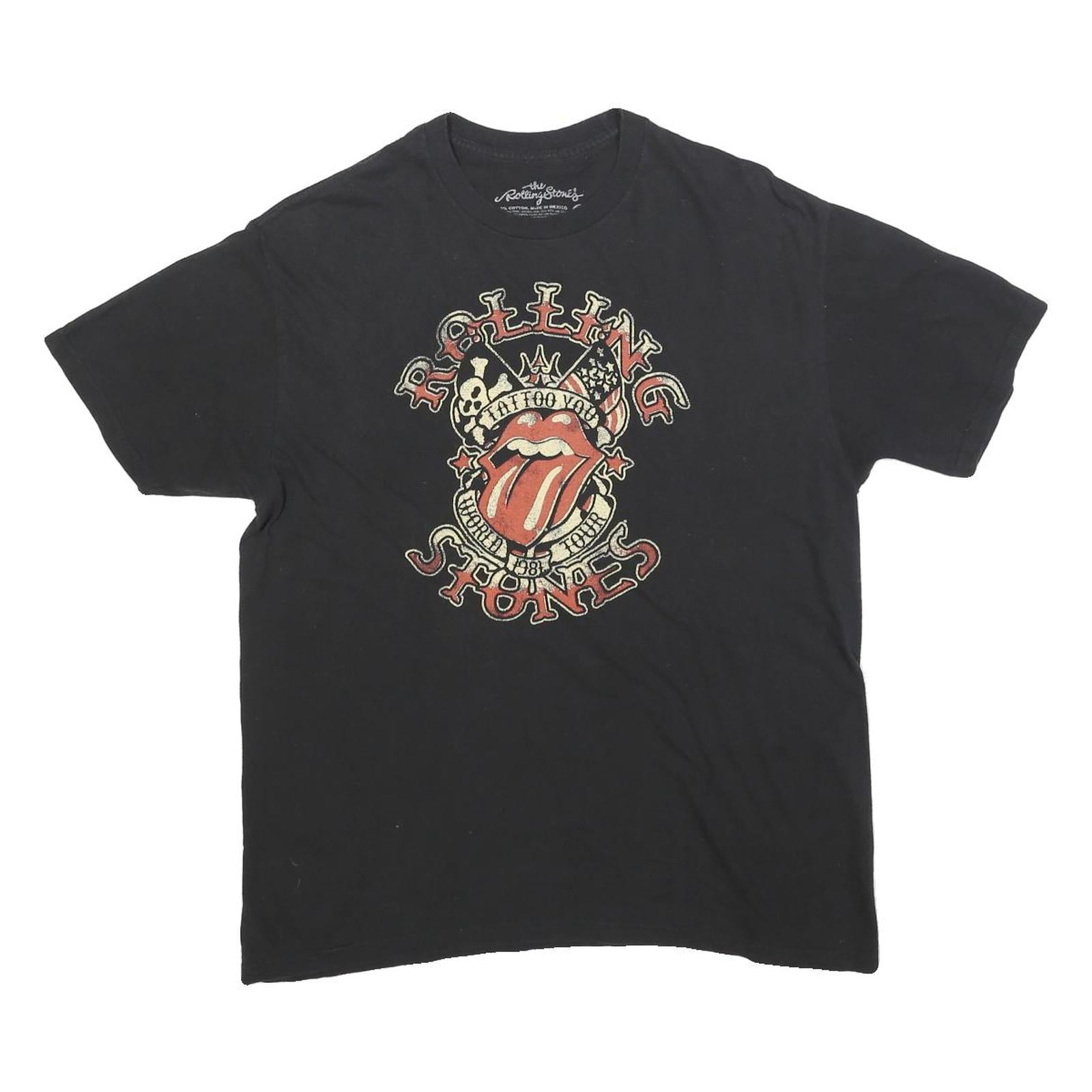 Buy THE ROLLING STONES Mens Black Graphic T-Shirt L Short Sleeve Crew Neck Iconic Refurbished - $25.99 THE ROLLING STONES Mens Black Graphic T-Shirt L Short Sleeve Crew Neck Iconic Refurbished - N/A refurbished available on Cerqular