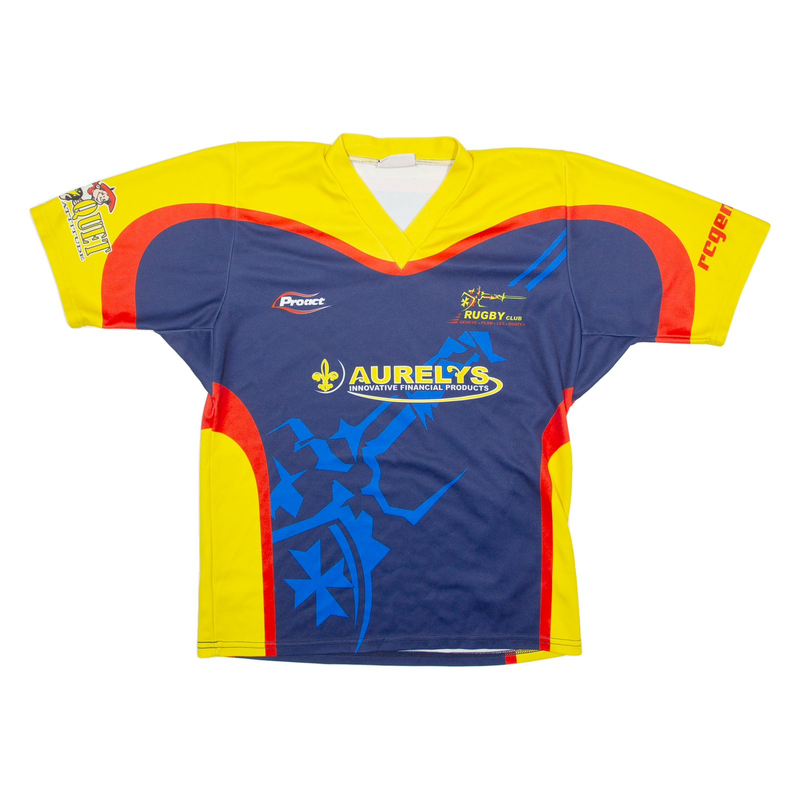 PROACT Rugby Club Mens Jersey Blue V-Neck L Refurbished - N/A refurbished available on Cerqular