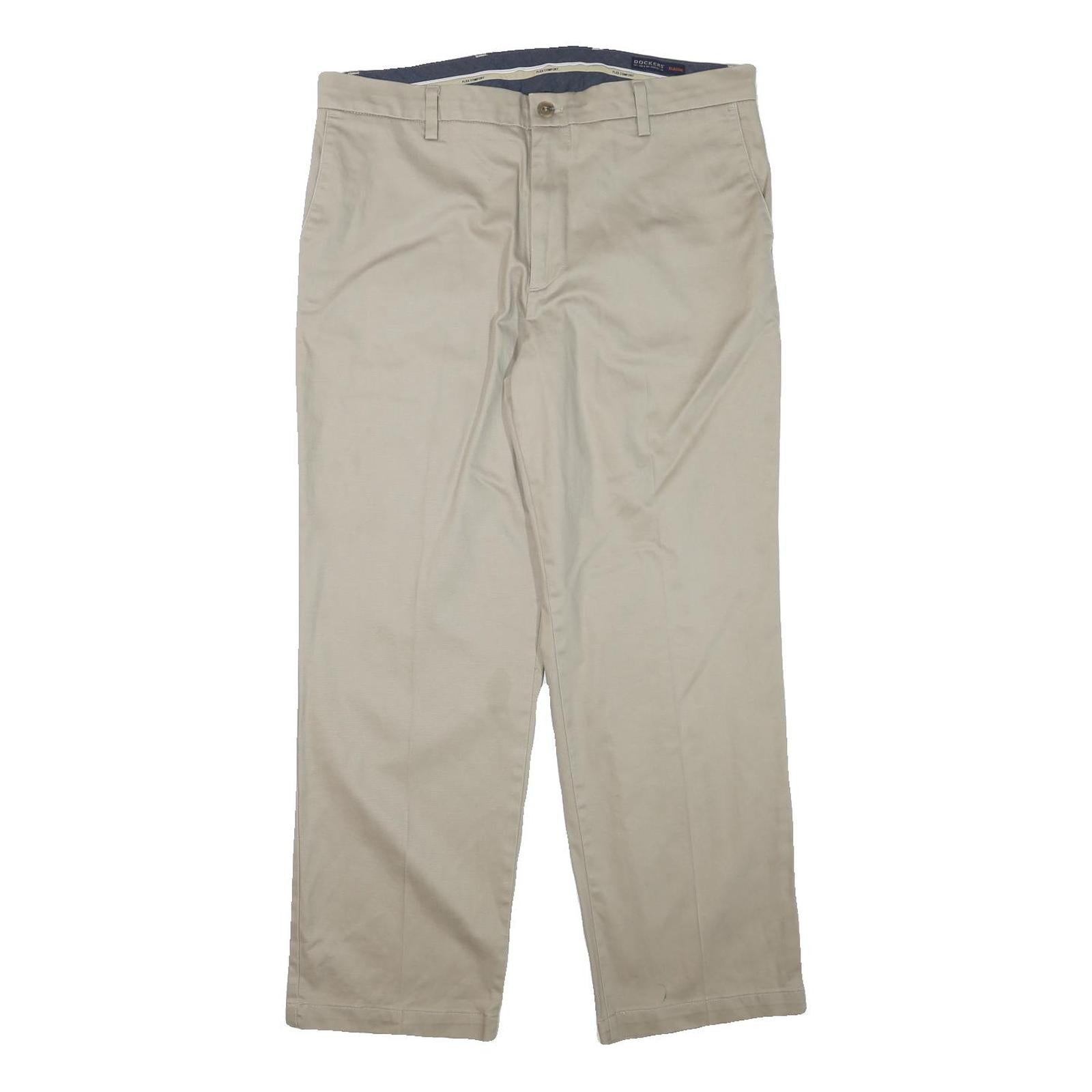 Buy DOCKERS Mens Regular Beige Cotton Blend Trousers W36 L29 Zip Closure Refurbished - $33.79 DOCKERS Mens Regular Beige Cotton Blend Trousers W36 L29 Zip Closure Refurbished - N/A refurbished available on Cerqular
