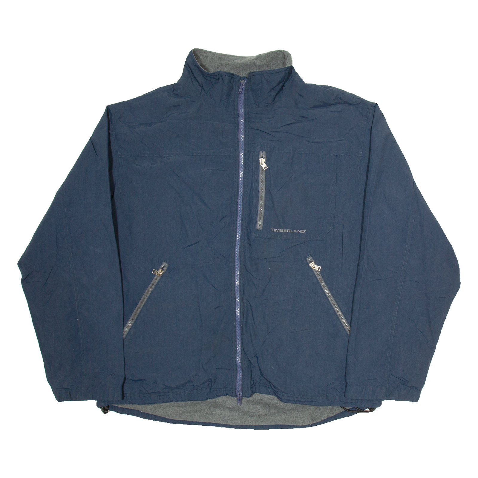 TIMBERLAND Mens Jacket Blue Nylon XL Refurbished - N/A refurbished available on Cerqular