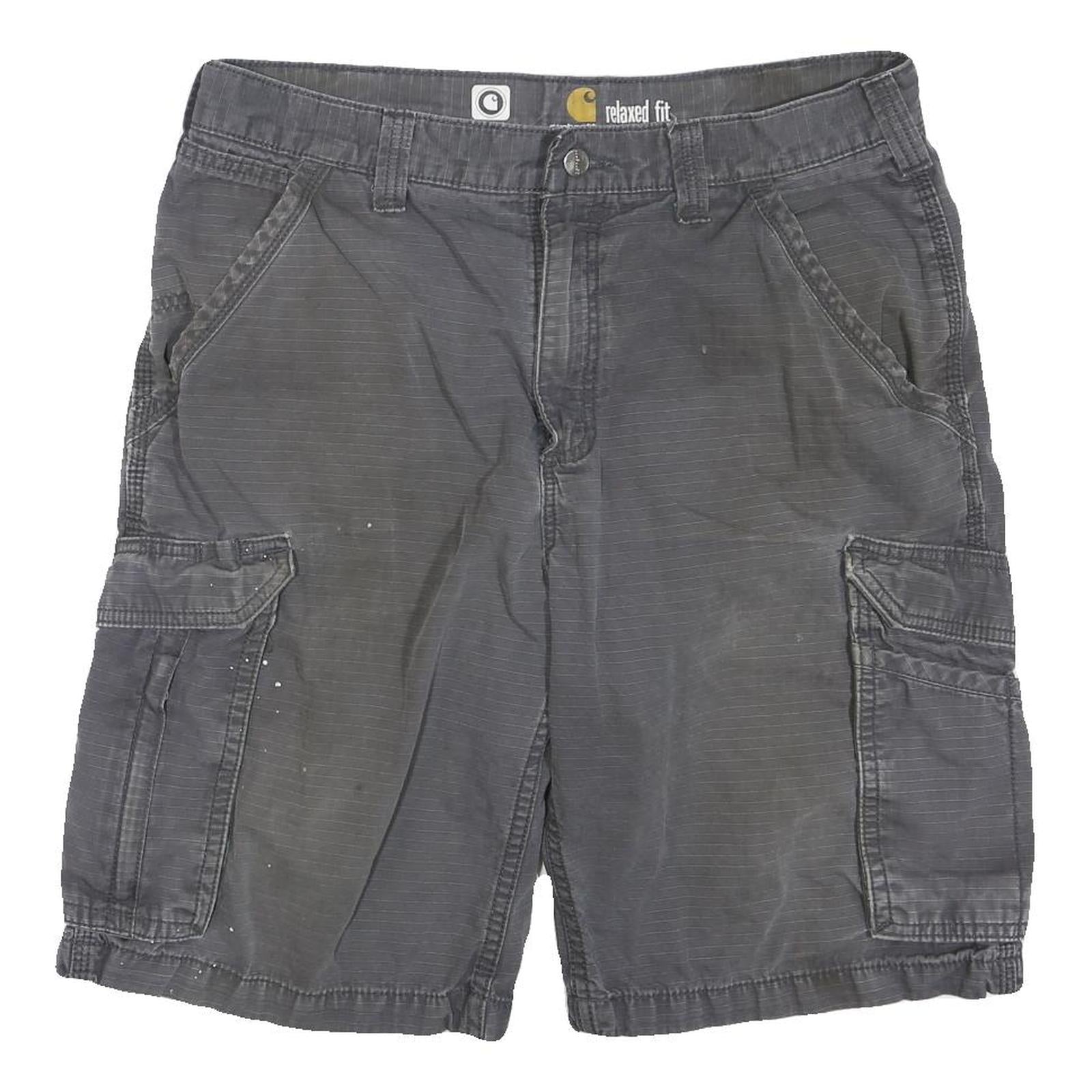 CARHARTT Mens Shorts Black Relaxed Fit Cargo M W33 Durable Workwear Refurbished - N/A refurbished available on Cerqular